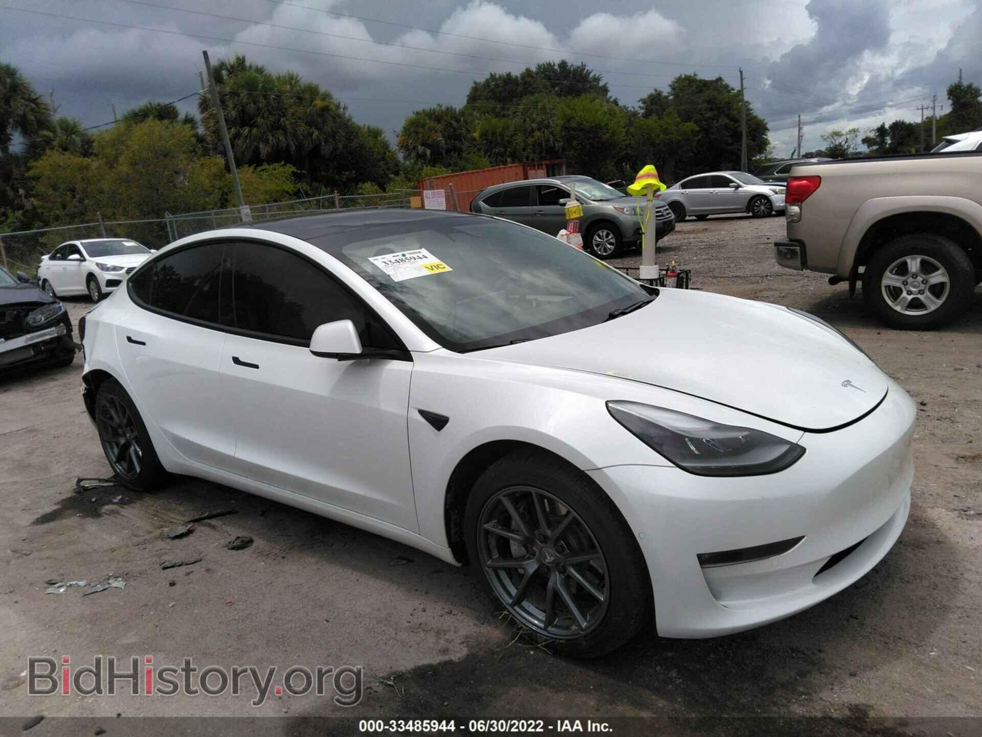 Фотография 5YJ3E1EB3MF980619 - TESLA MODEL 3 2021