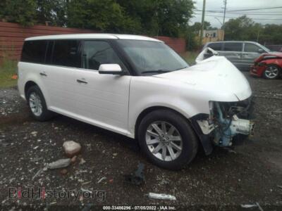 2012 Ford FLEX SEL, white — VIN 2FMGK5CC2CBD00083, IAAI