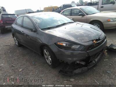 2015 Dodge DART SXT, серый — VIN 1C3CDFBB3FD121100, IAAI