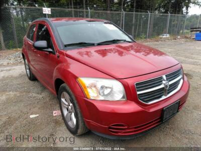2010 Dodge CALIBER SXT, red — VIN 1B3CB4HA9AD602659, IAAI