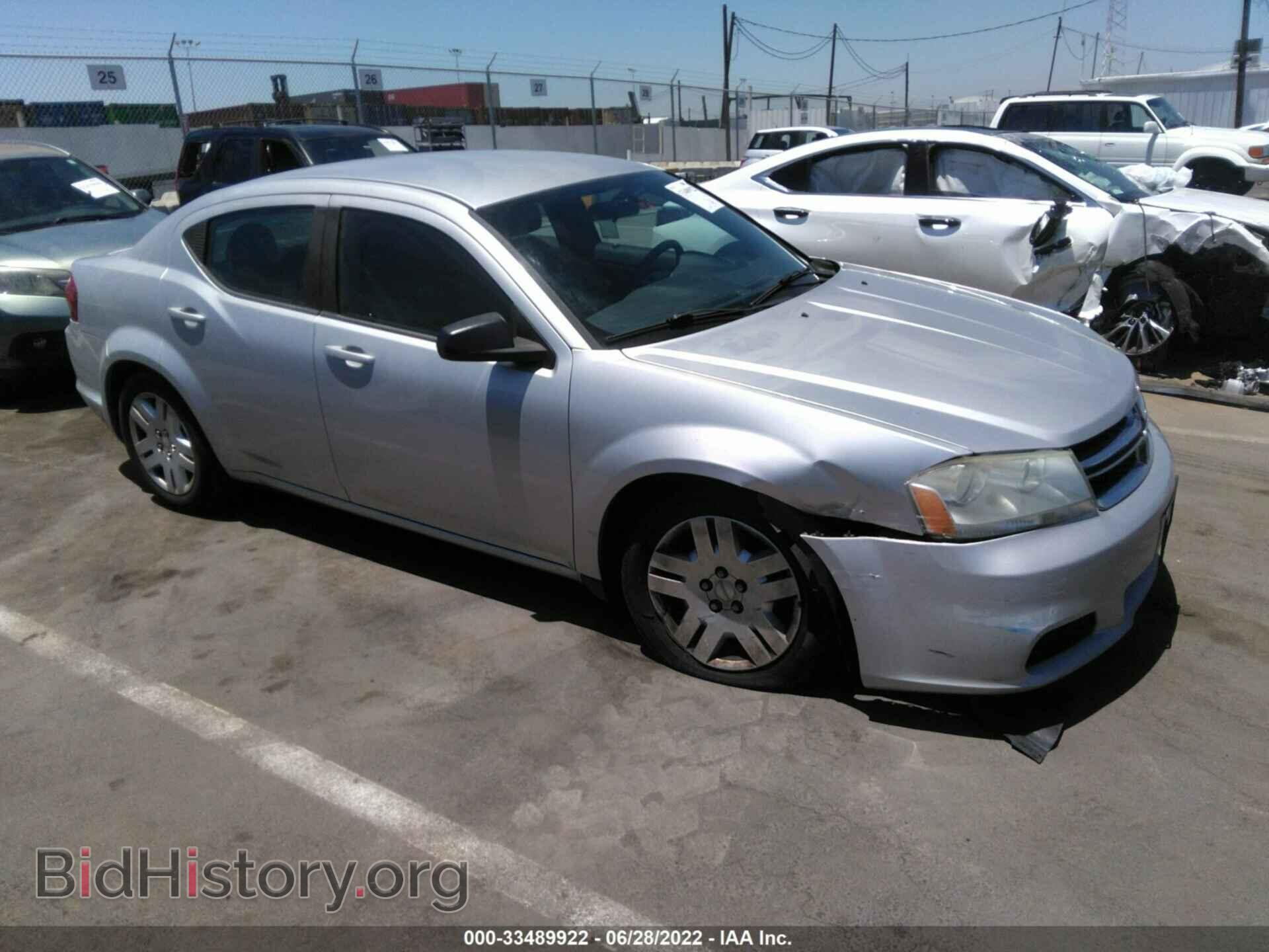 Photo 1C3CDZAB8CN286276 - DODGE AVENGER 2012