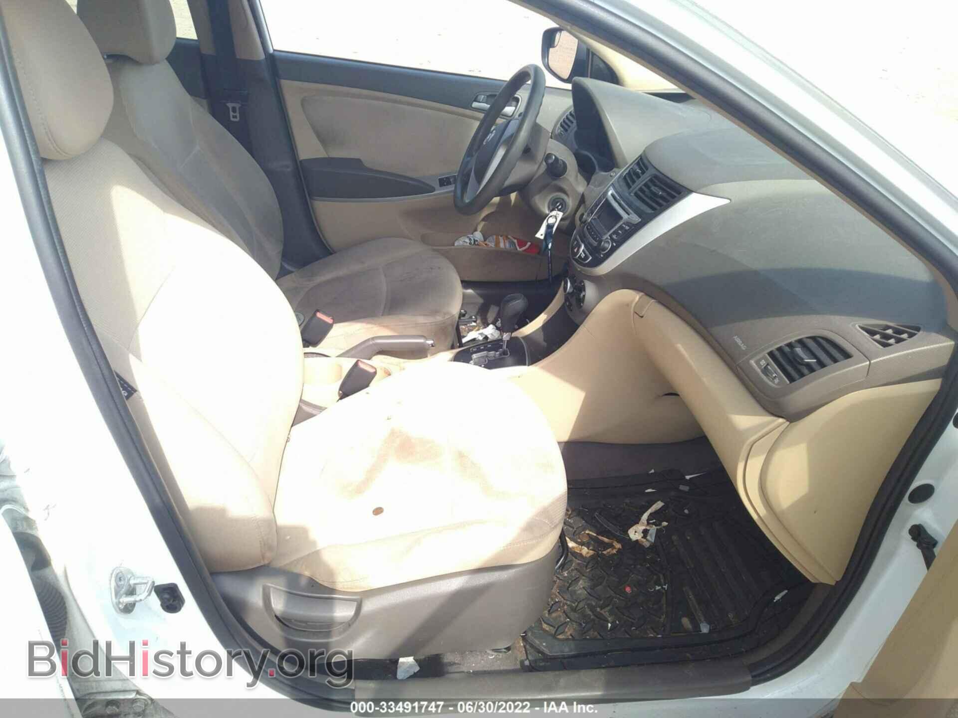 2014 HYUNDAI ACCENT - VIN: KMHCT4AEXEU640816 - Фото 5
