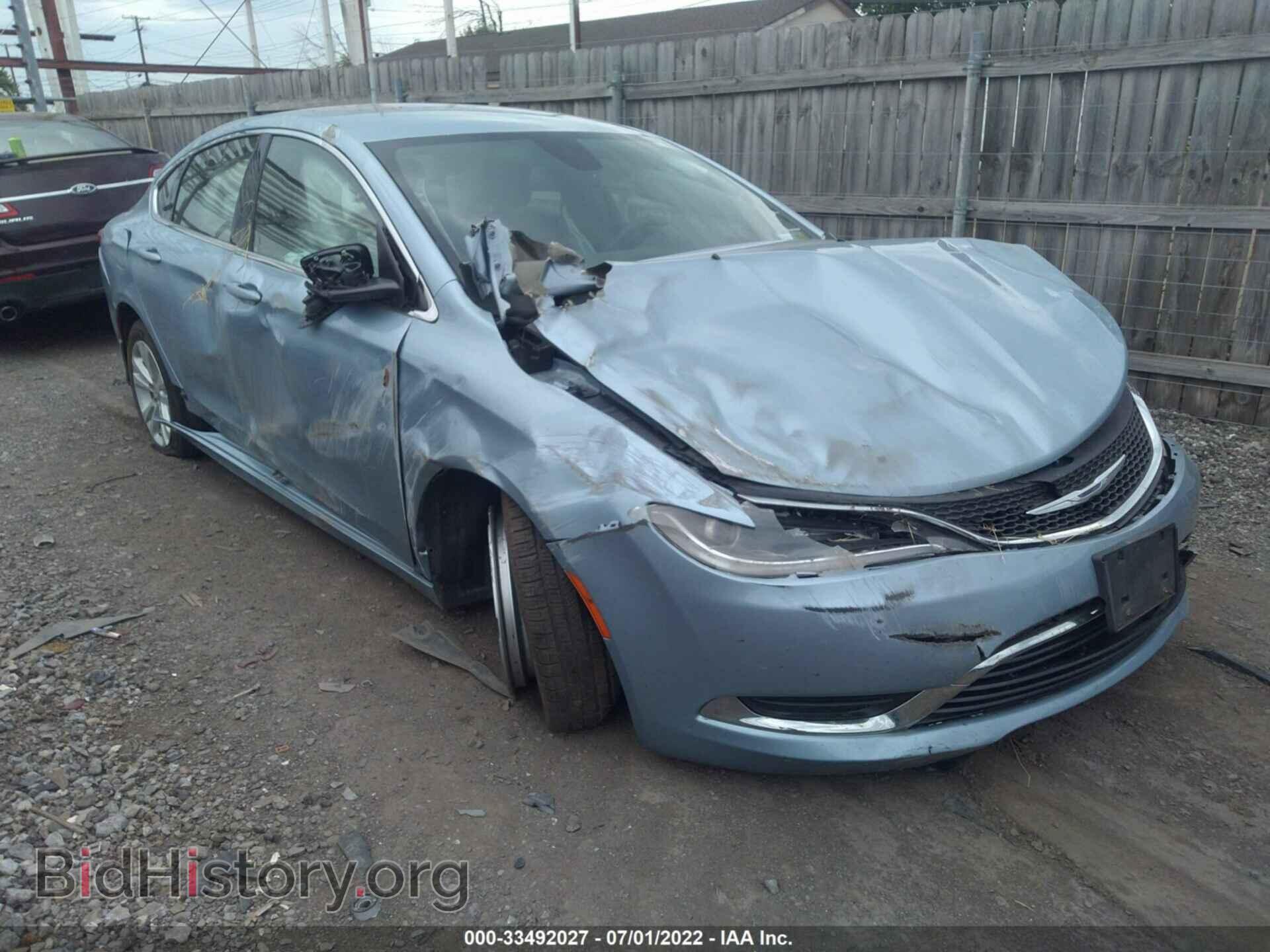 Фотография 1C3CCCAB0FN622927 - CHRYSLER 200 2015