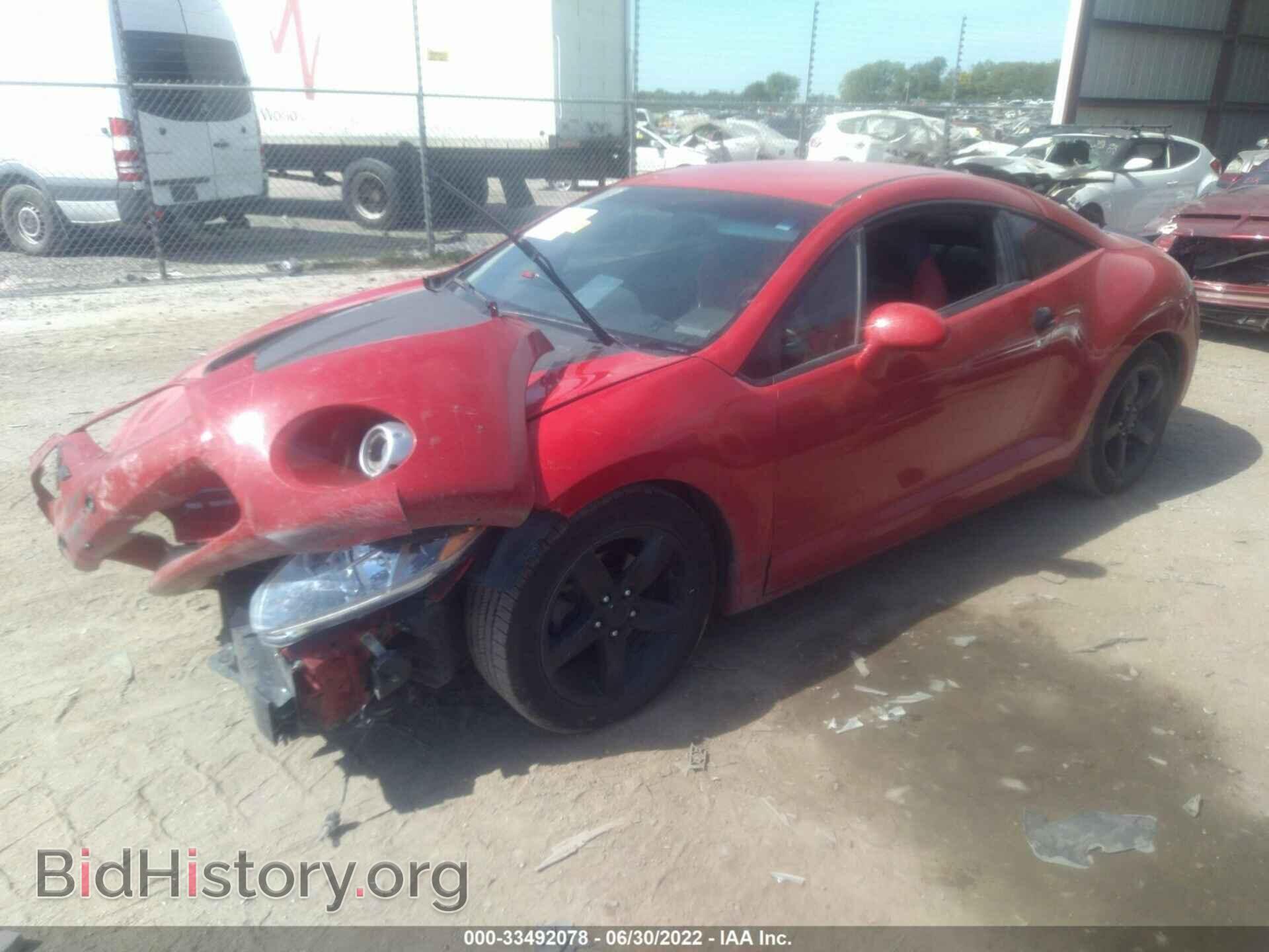 2006 MITSUBISHI ECLIPSE - VIN: 4A3AK34T96E041191 - Фото 2