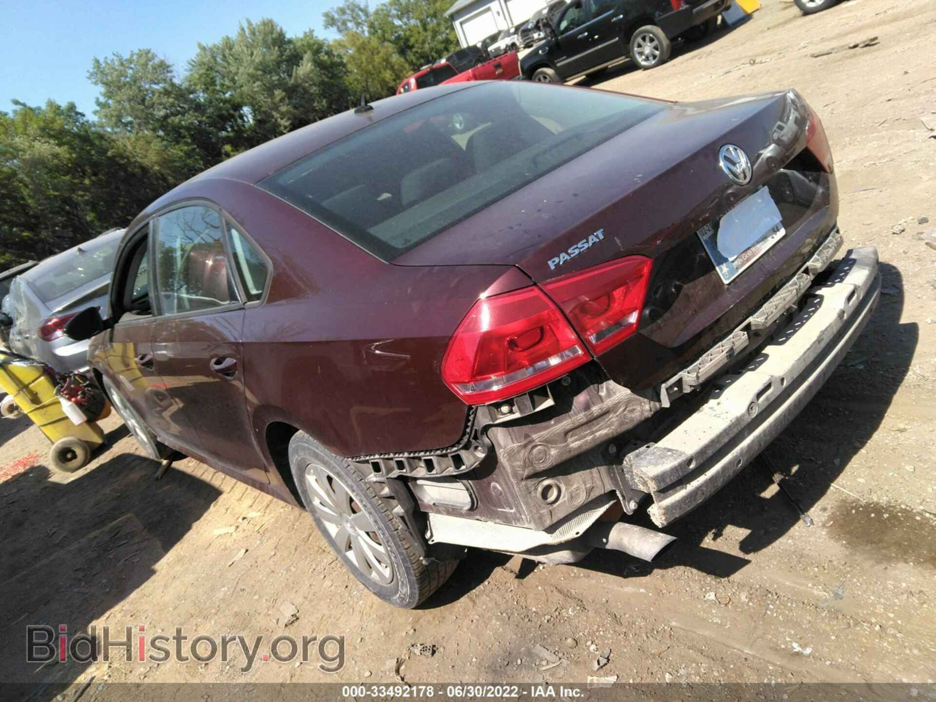 2012 VOLKSWAGEN PASSAT - VIN: 1VWAP7A35CC070191 - Фото 3