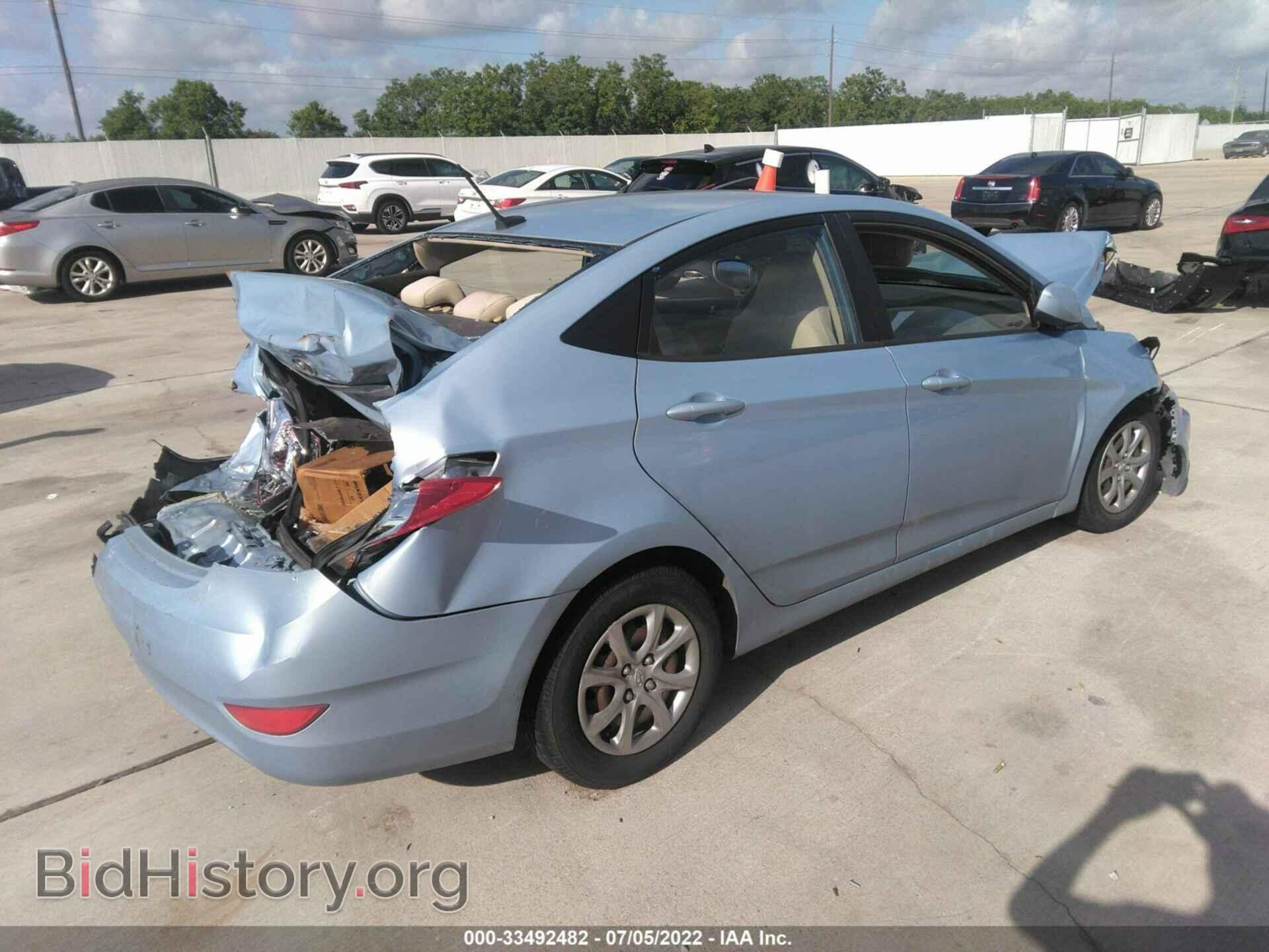 2013 HYUNDAI ACCENT - VIN: KMHCT4AE4DU460827 - Фото 4