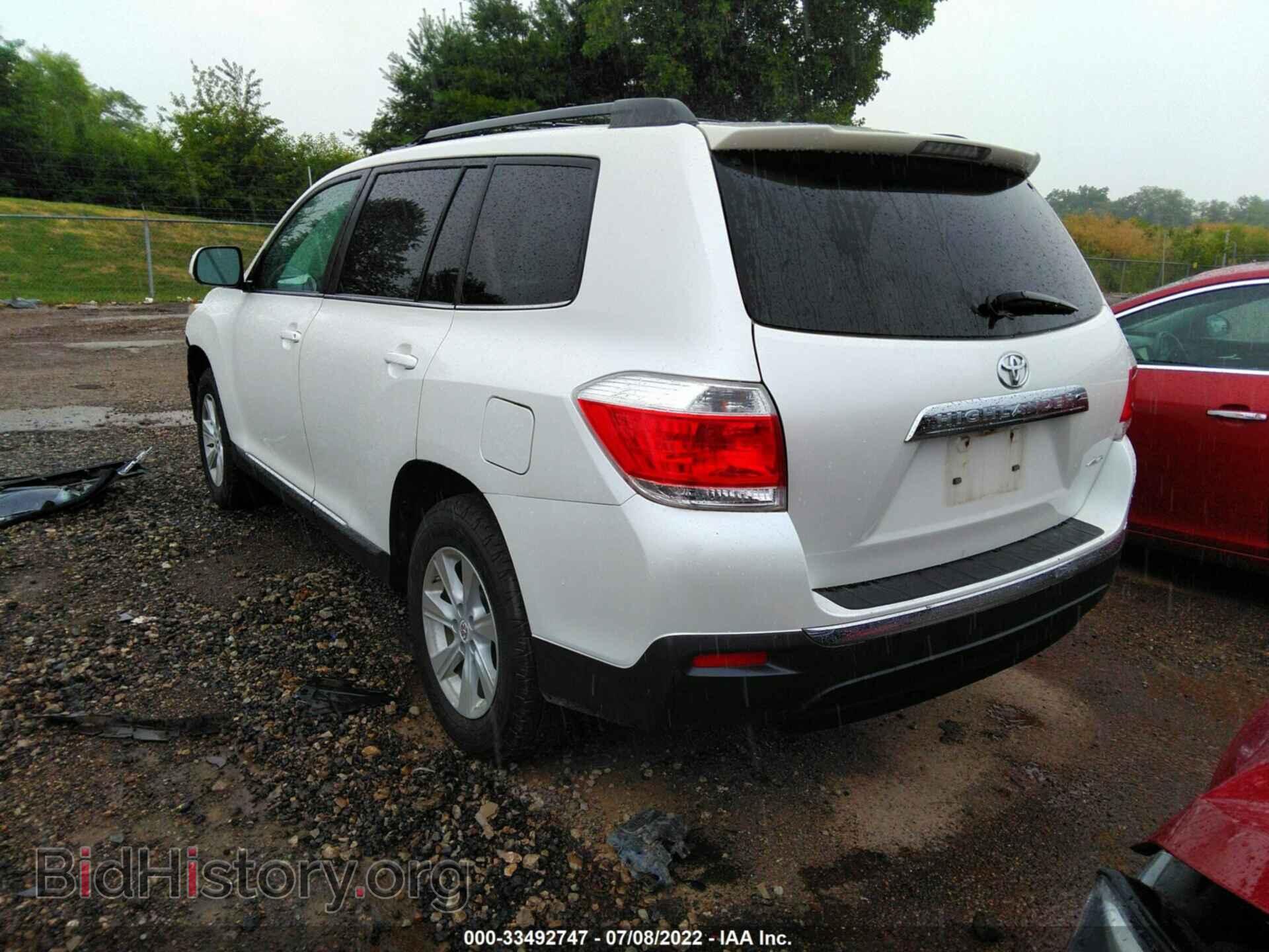 2012 TOYOTA HIGHLANDER - VIN: 5TDBK3EH9CS146546 - Фото 3