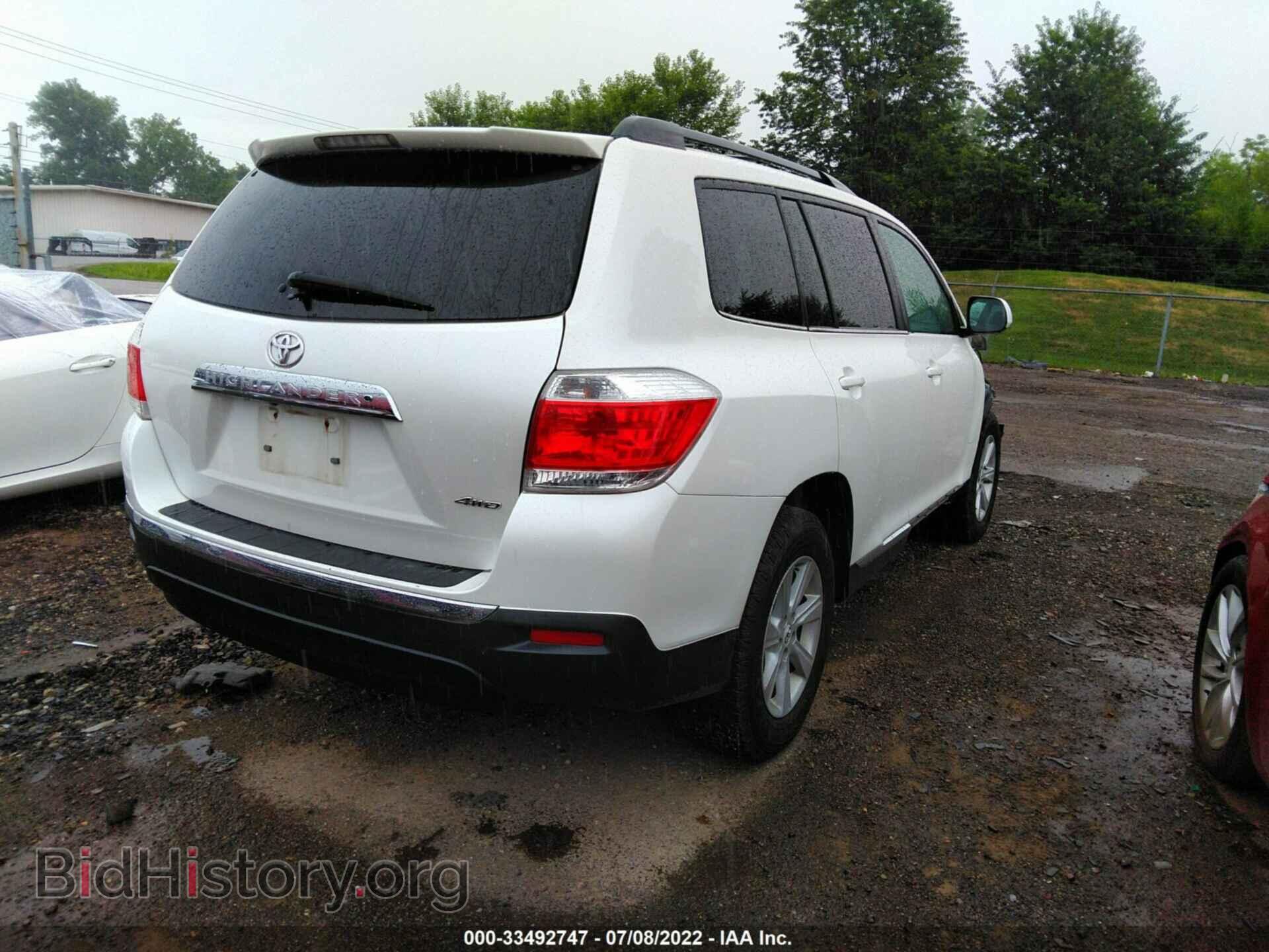 2012 TOYOTA HIGHLANDER - VIN: 5TDBK3EH9CS146546 - Фото 4
