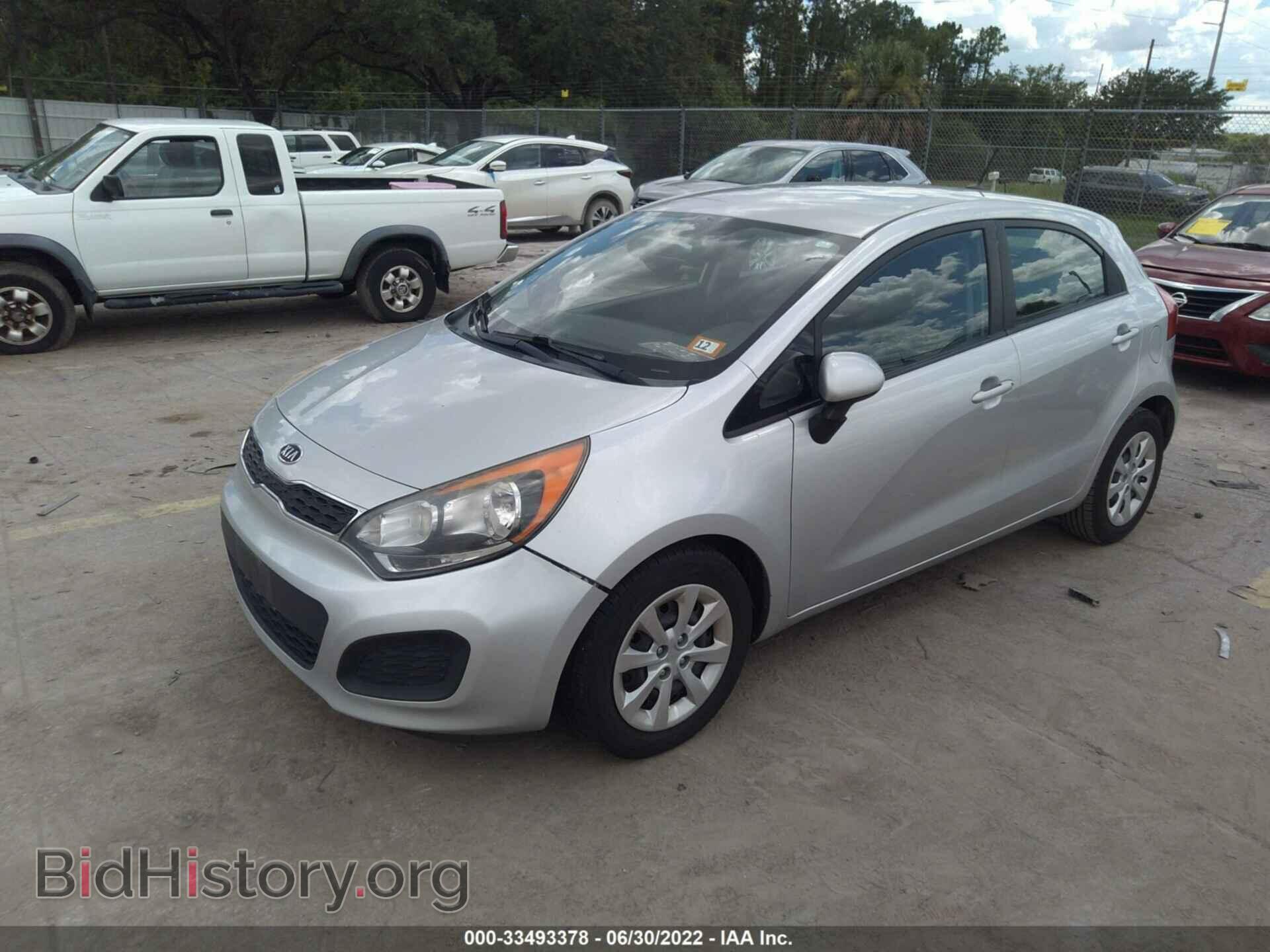 2012 KIA RIO - VIN: KNADN5A36C6010703 - Photo 2