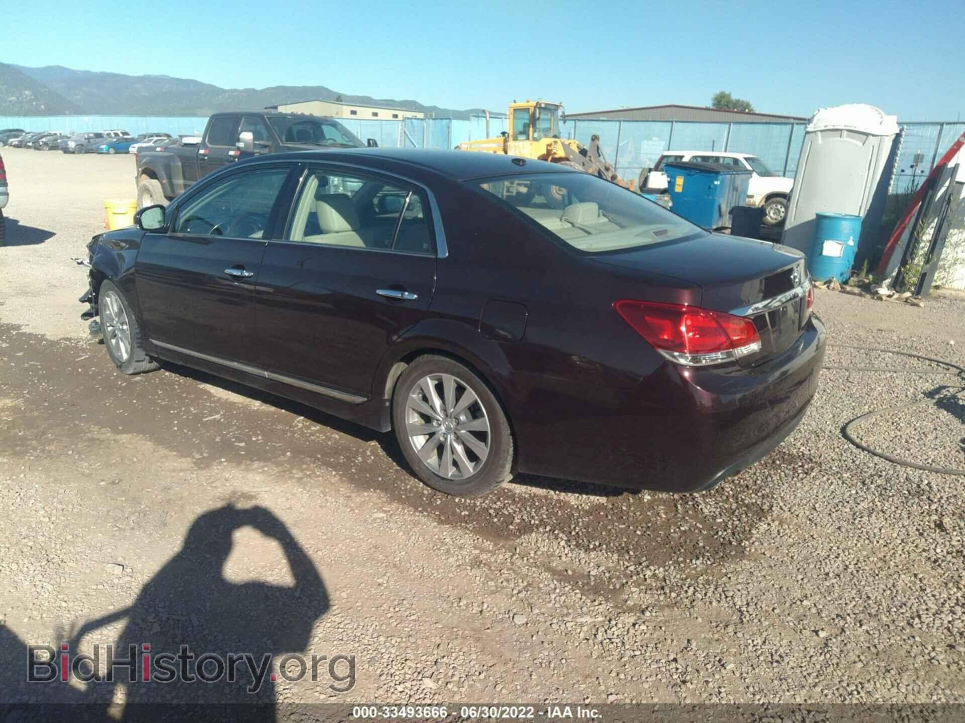 2011 TOYOTA AVALON - VIN: 4T1BK3DB2BU436663 - Фото 3