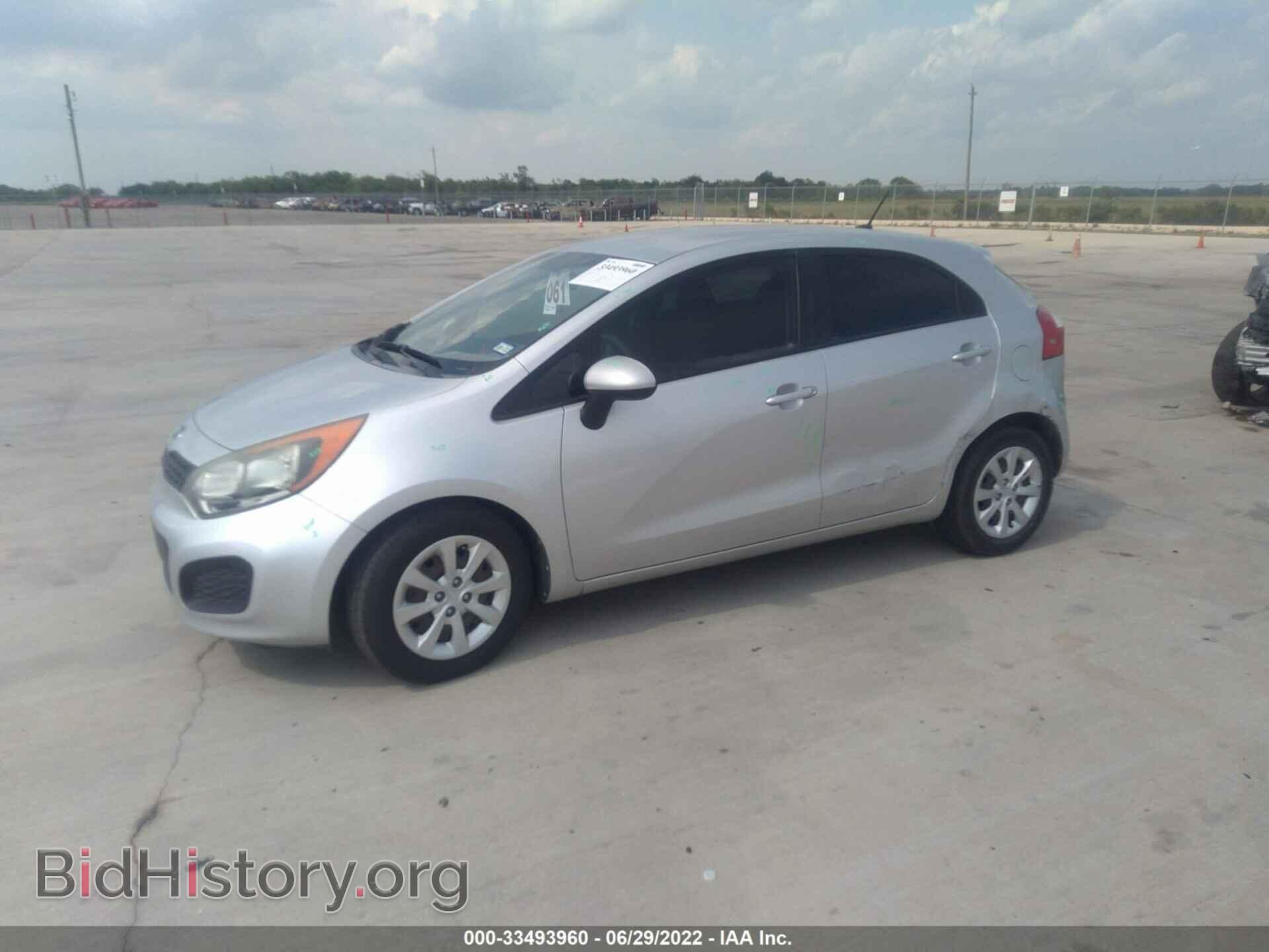2012 KIA RIO - VIN: KNADM5A36C6092998 - Фото 2
