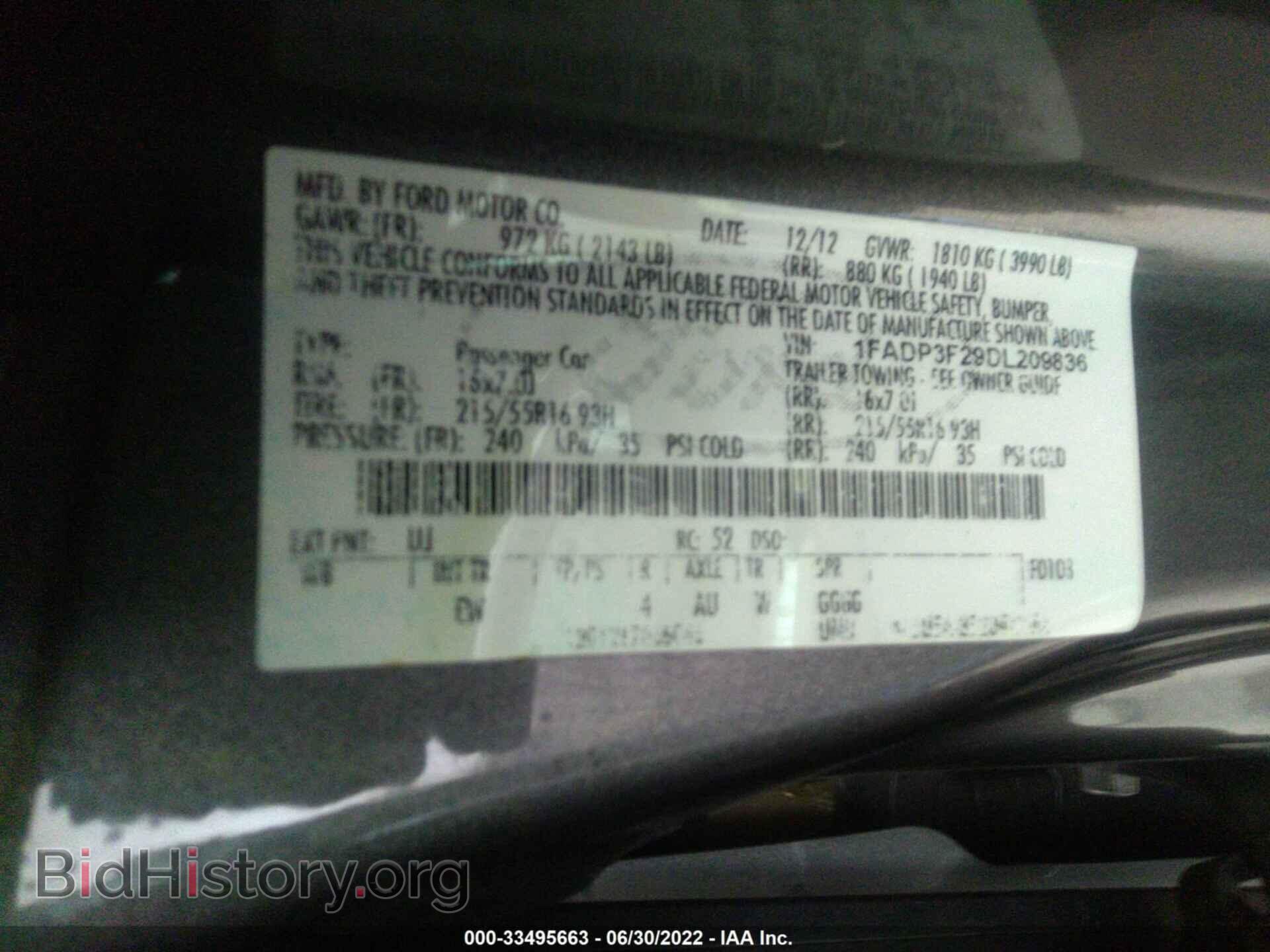 2013 FORD FOCUS - VIN: 1FADP3F29DL209836 - Photo 9