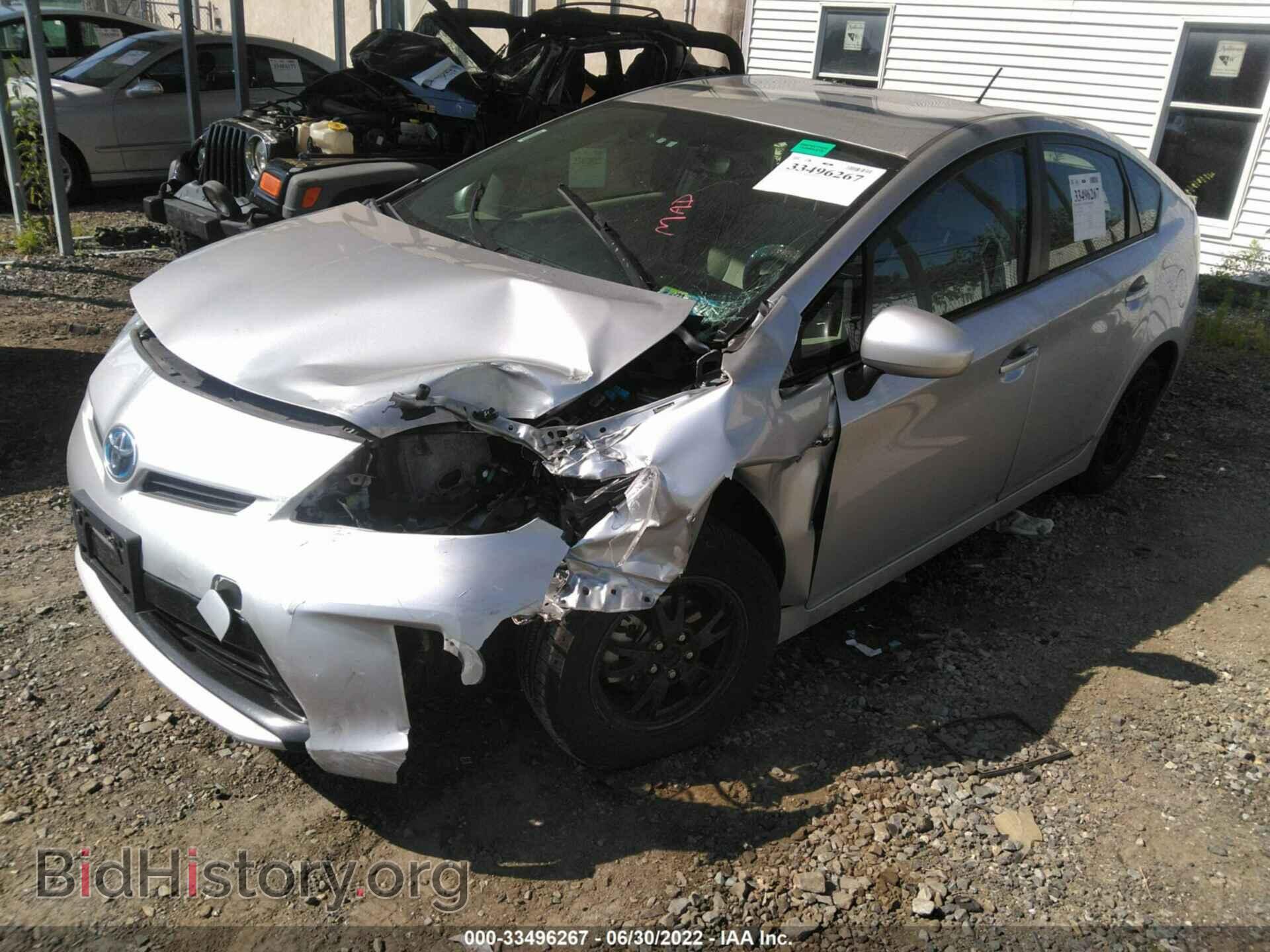 2012 TOYOTA PRIUS - VIN: JTDKN3DU2C5403011 - Фото 2