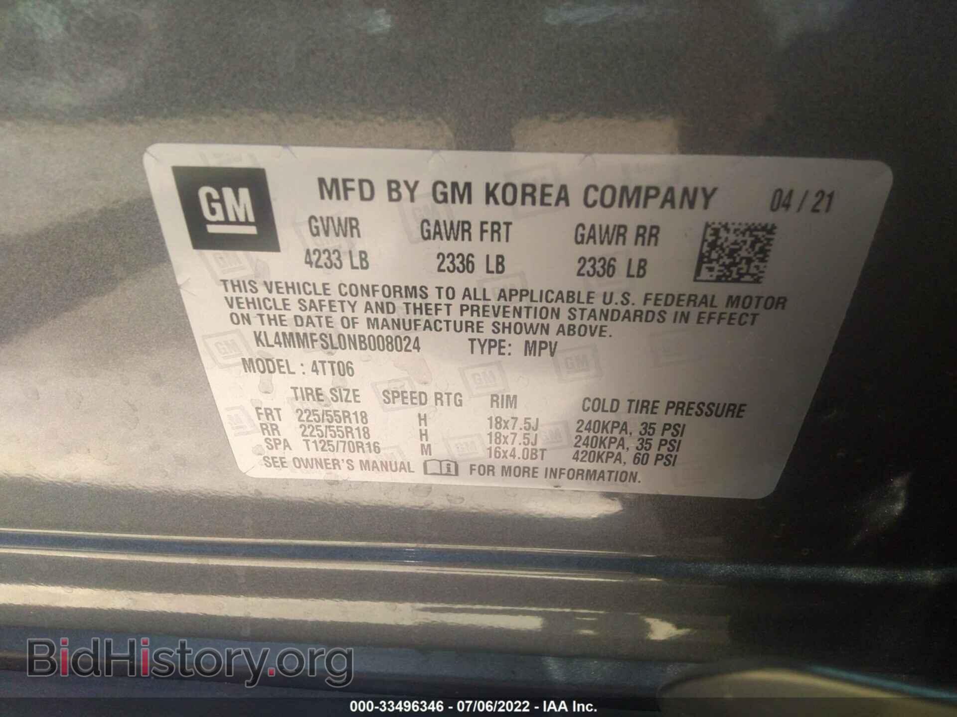 2022 BUICK ENCORE GX - VIN: KL4MMFSL0NB008024 - Фото 9