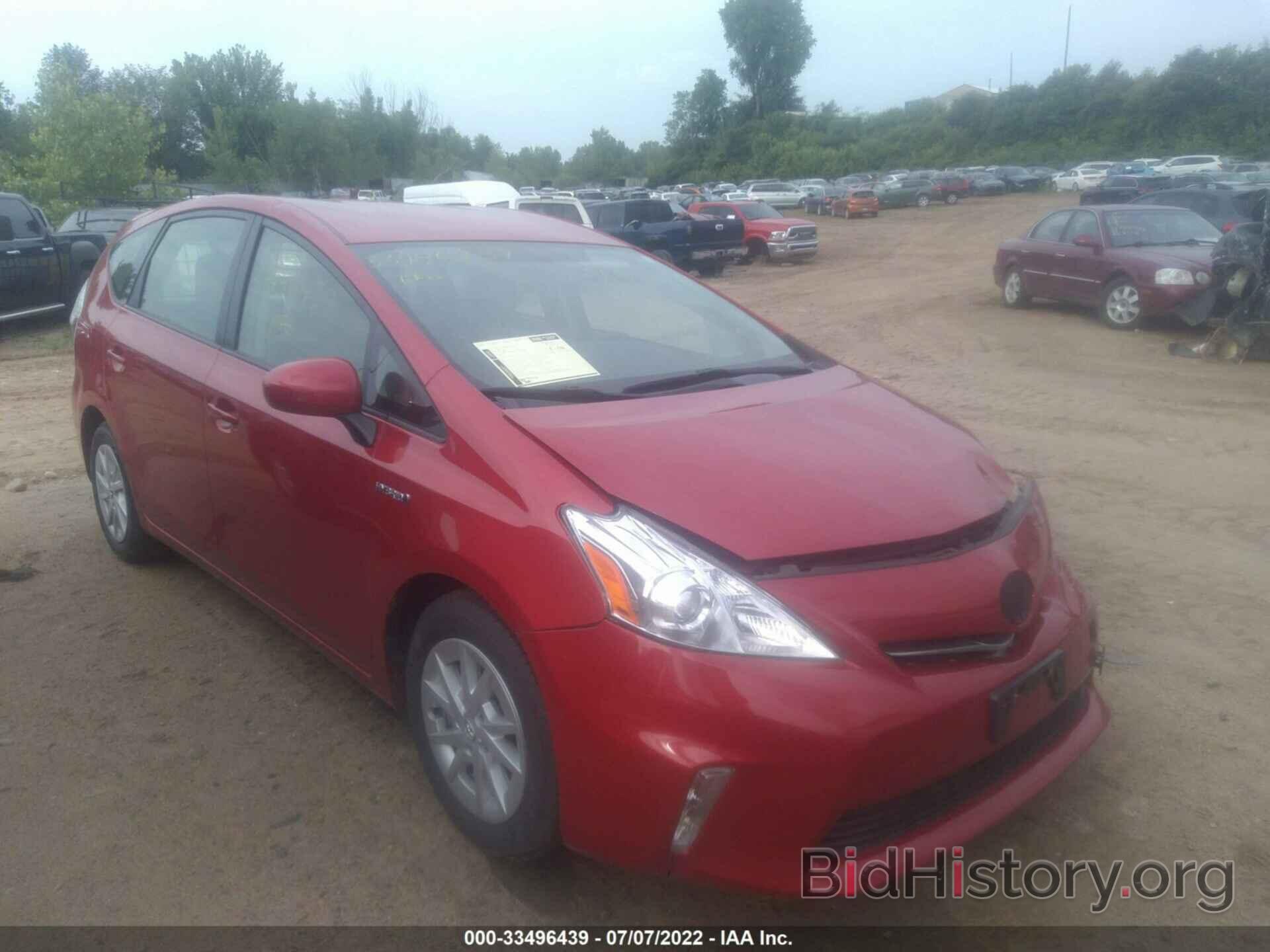 Фотография JTDZN3EUXC3168608 - TOYOTA PRIUS V 2012