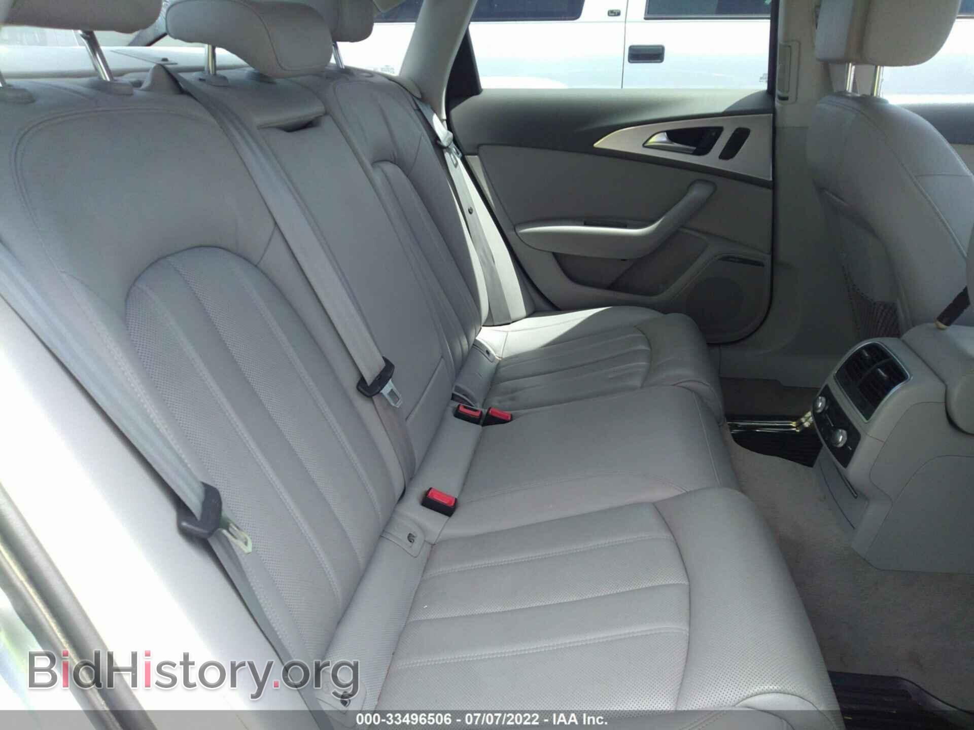 2012 AUDI A6 - VIN: WAUJGAFC0CN060811 - Фото 8