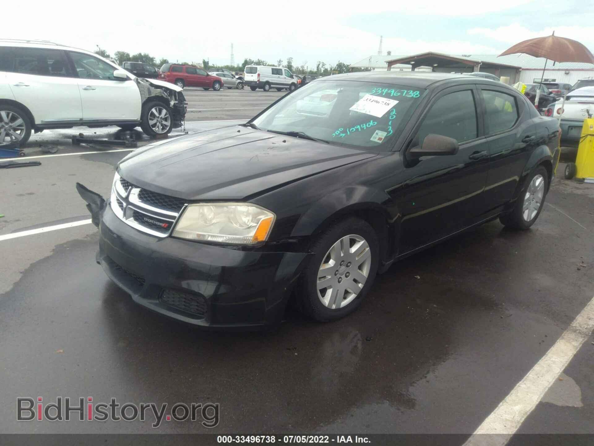 2013 DODGE AVENGER - VIN: 1C3CDZAB6DN628468 - Photo 2