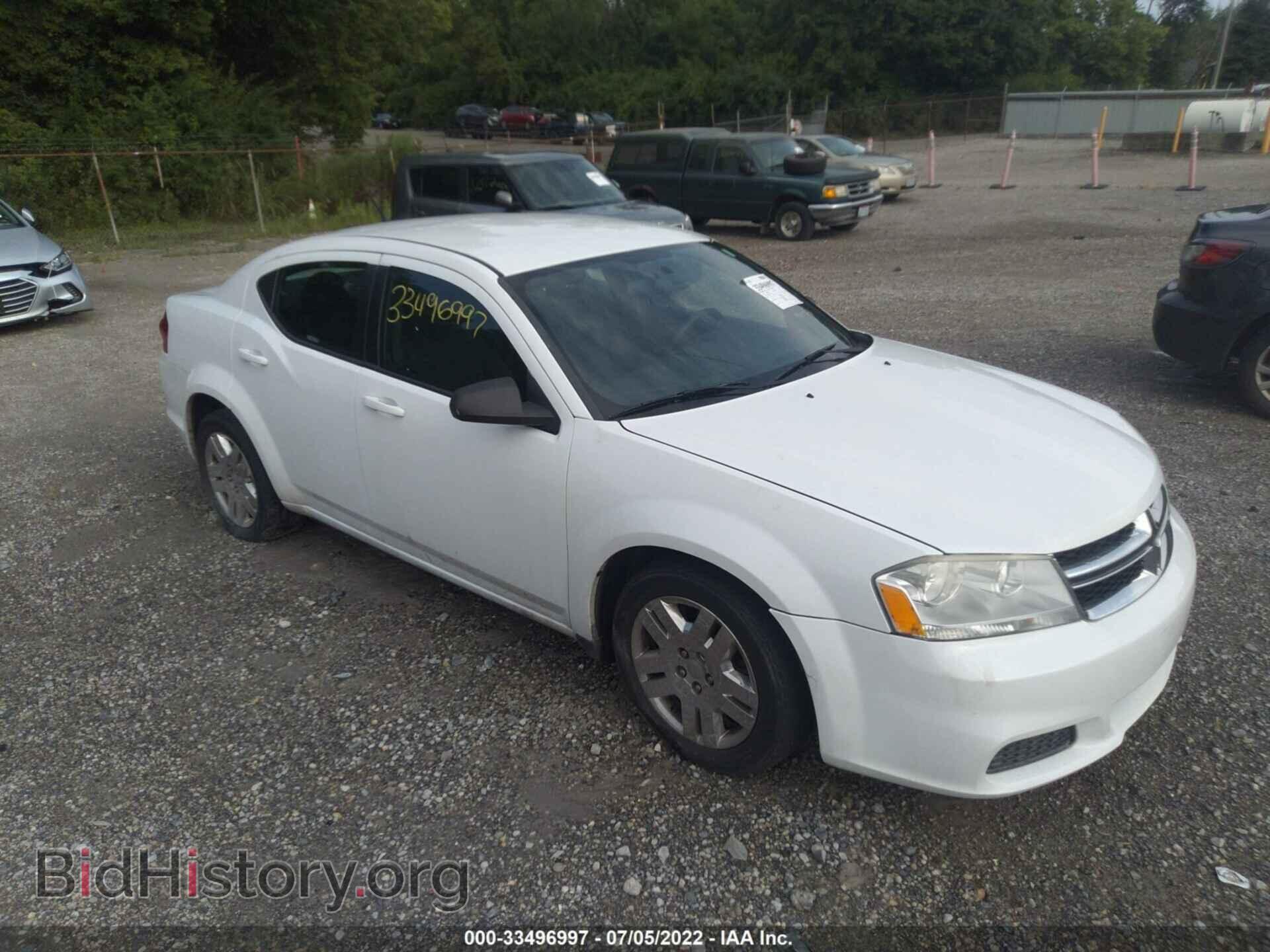 Photo 1C3CDZAB9CN276565 - DODGE AVENGER 2012