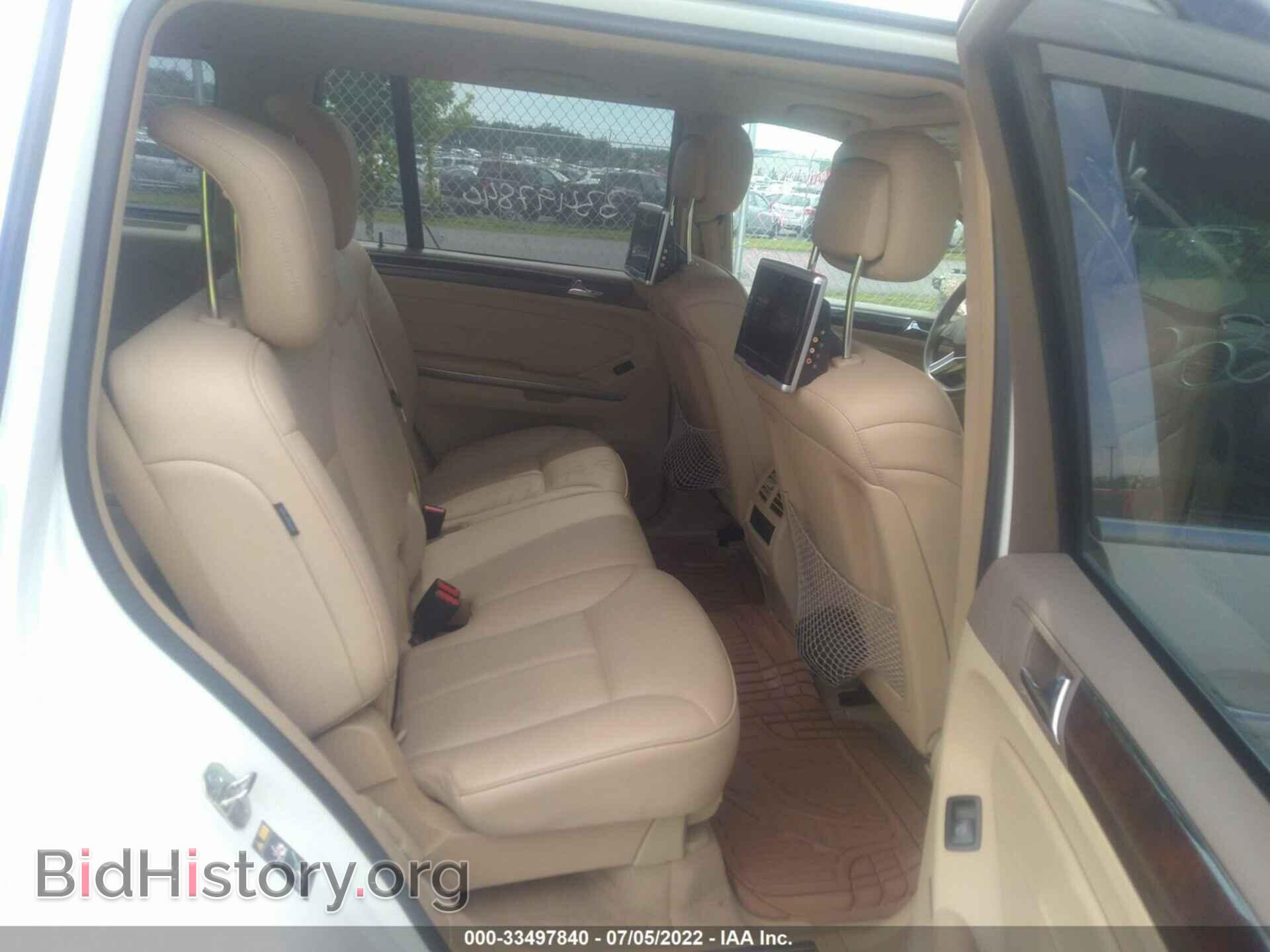 2012 MERCEDES-BENZ GL-CLASS - VIN: 4JGBF2FE2CA794242 - Фото 8