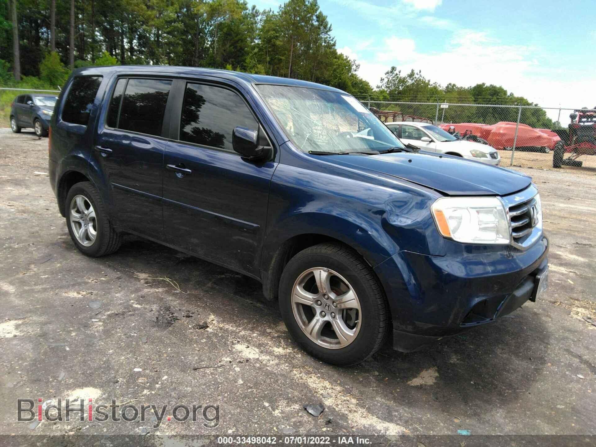 Фотография 5FNYF3H5XEB026598 - HONDA PILOT 2014