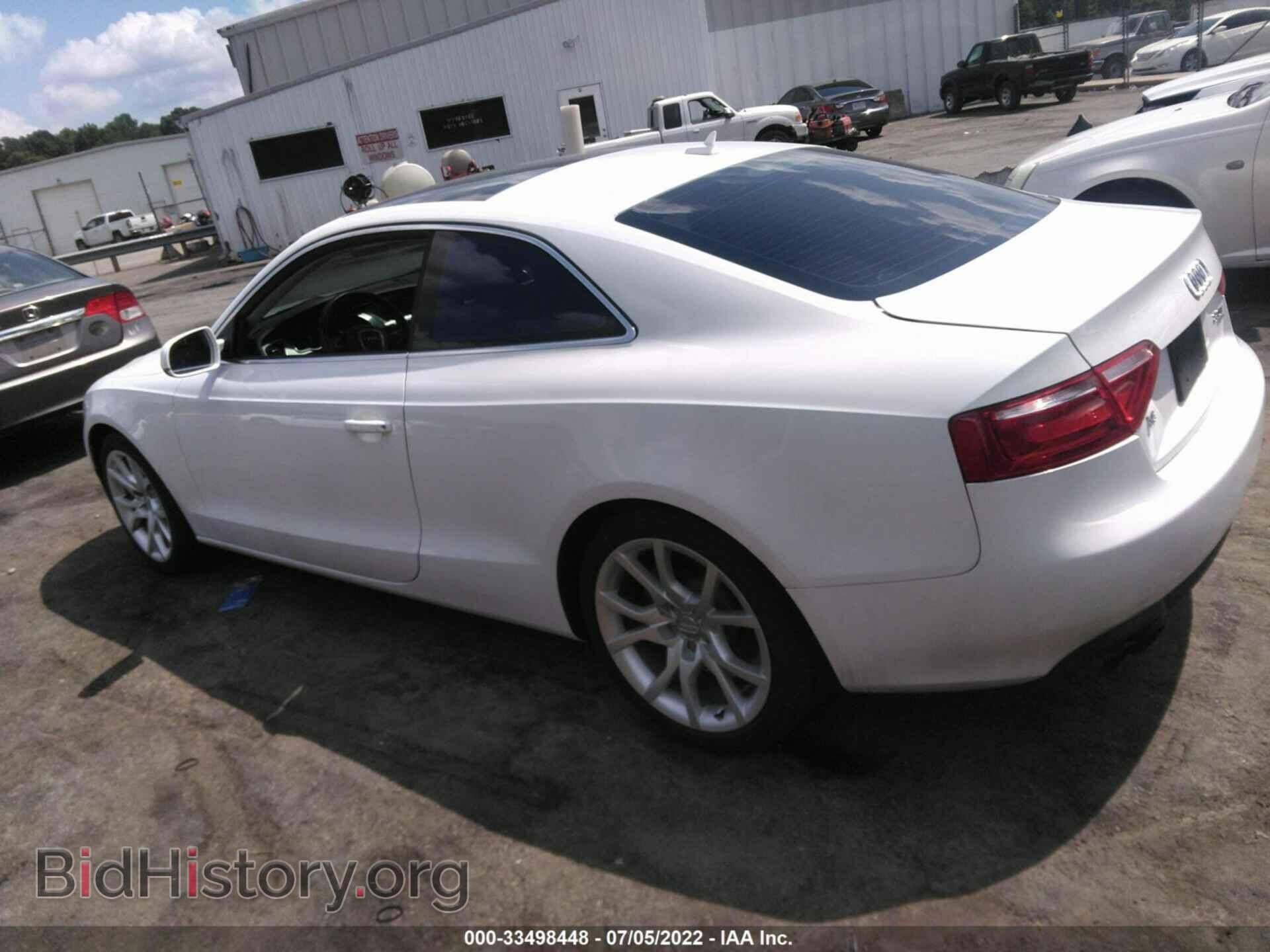2012 AUDI A5 - VIN: WAUCFAFR0CA044762 - Фото 3