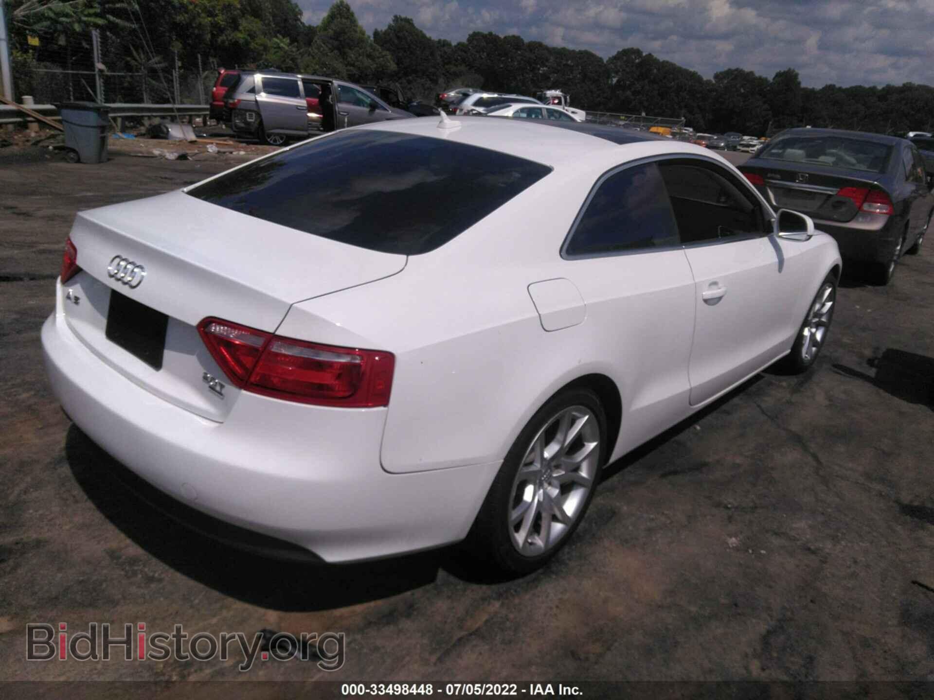 2012 AUDI A5 - VIN: WAUCFAFR0CA044762 - Фото 4