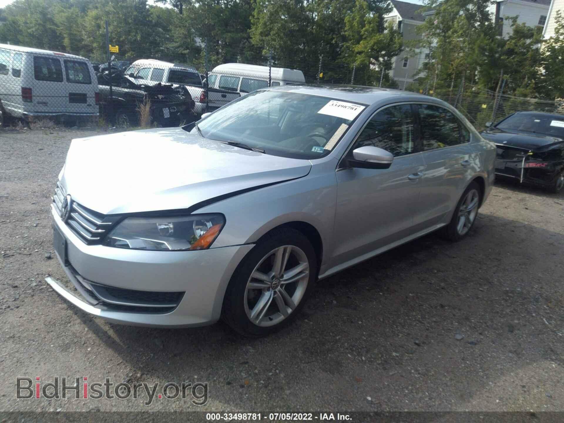 2014 VOLKSWAGEN PASSAT - VIN: 1VWBP7A36EC014686 - Фото 2