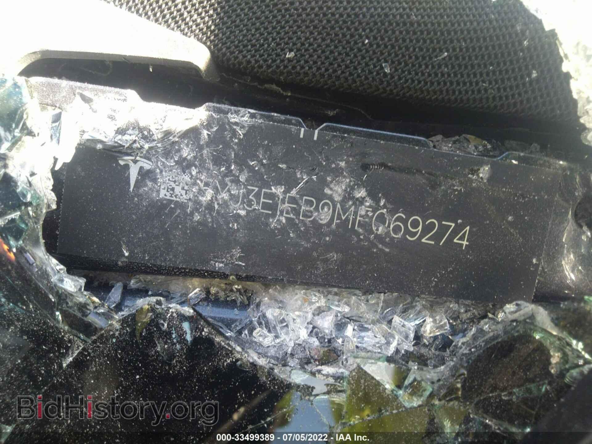 2021 TESLA MODEL 3 - VIN: 5YJ3E1EB9MF069274 - Photo 9