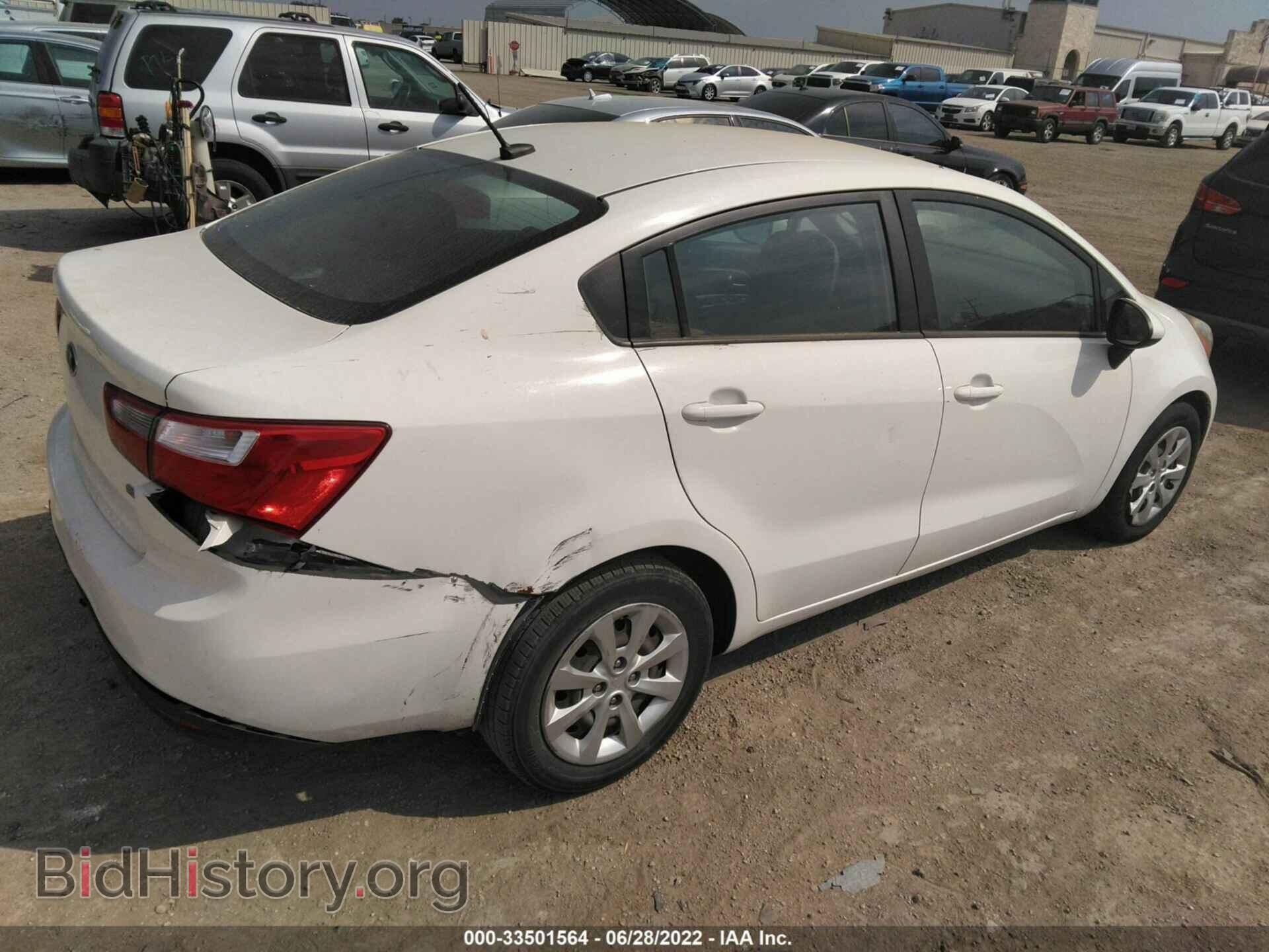 2015 KIA RIO - VIN: KNADM4A3XF6428635 - Фото 4