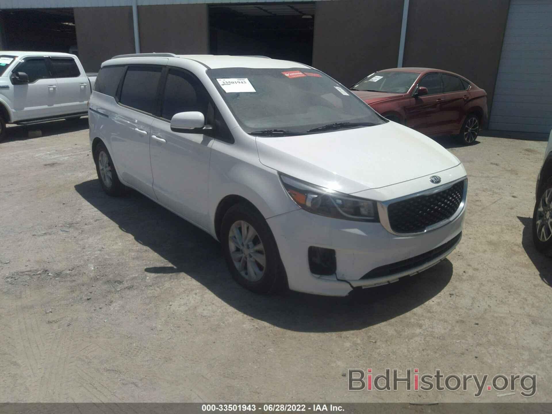 Photo KNDMB5C17G6180520 - KIA SEDONA 2016