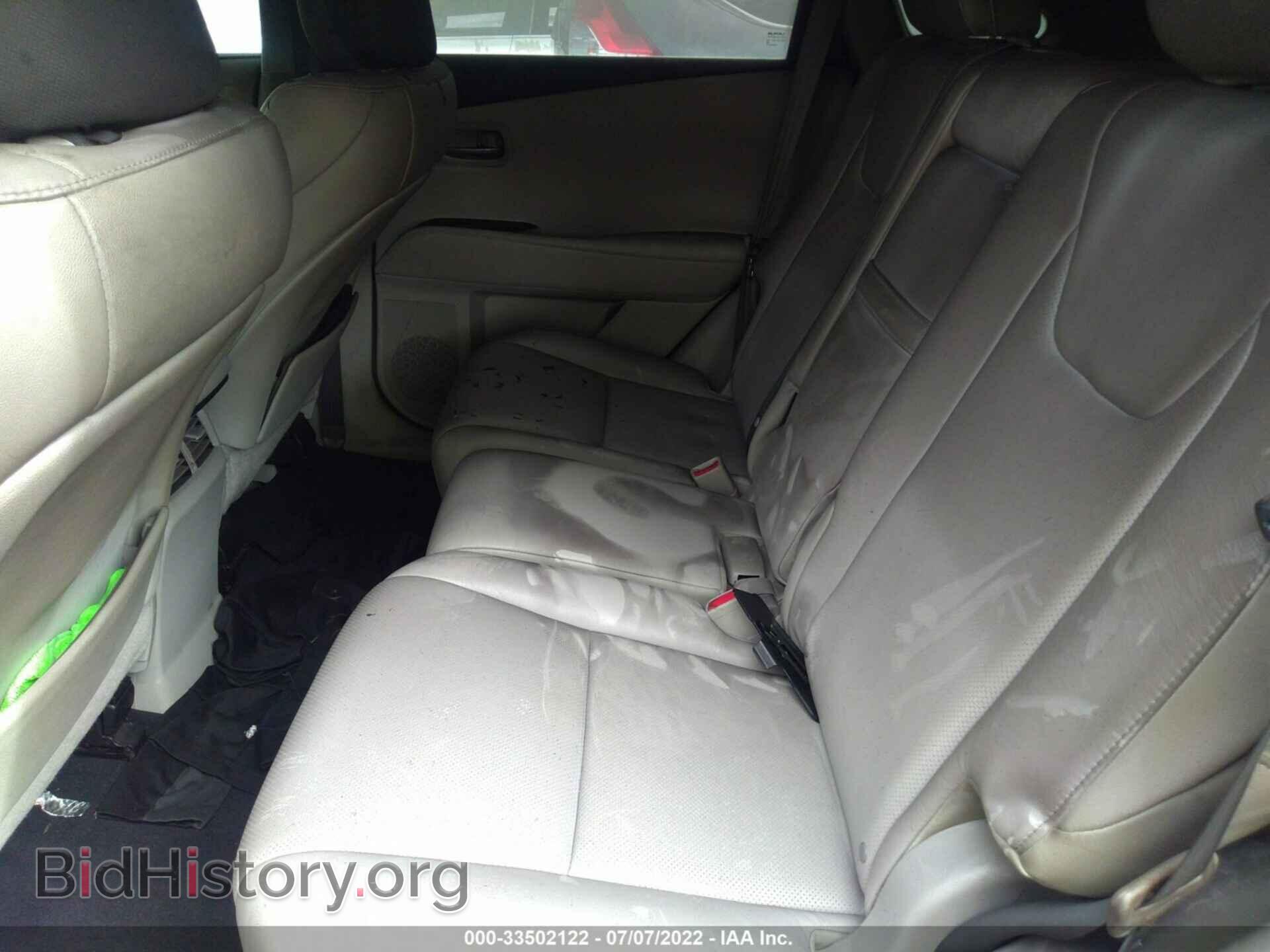 2012 LEXUS RX 350 - VIN: 2T2BK1BA0CC139212 - Фото 8
