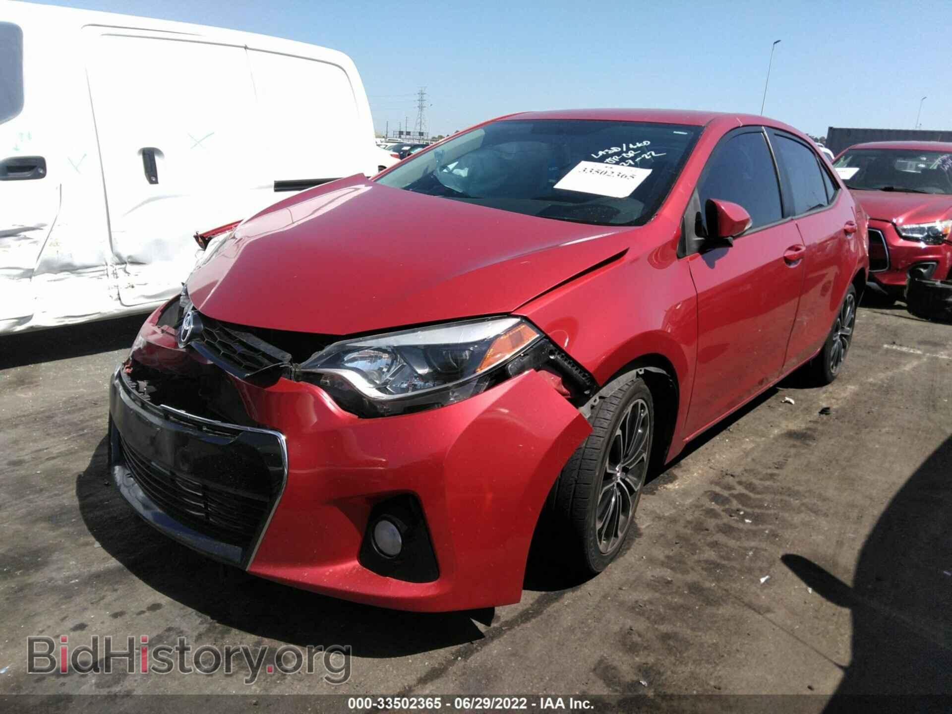 2014 TOYOTA COROLLA - VIN: 5YFBURHE9EP068411 - Фото 2