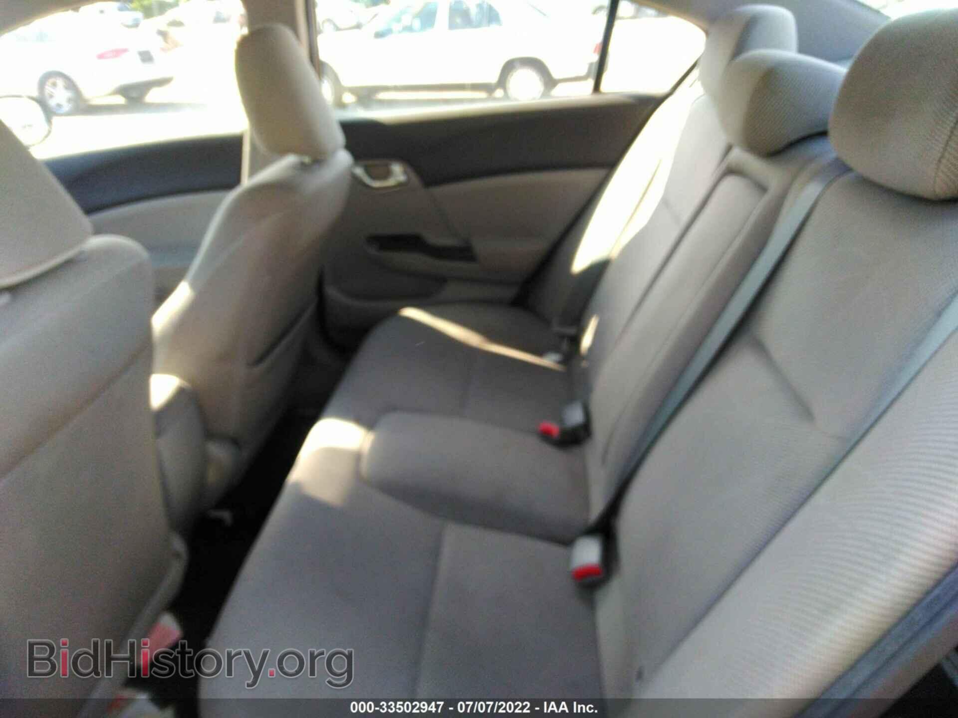 2012 HONDA CIVIC SDN - VIN: 19XFB2F88CE334866 - Фото 8