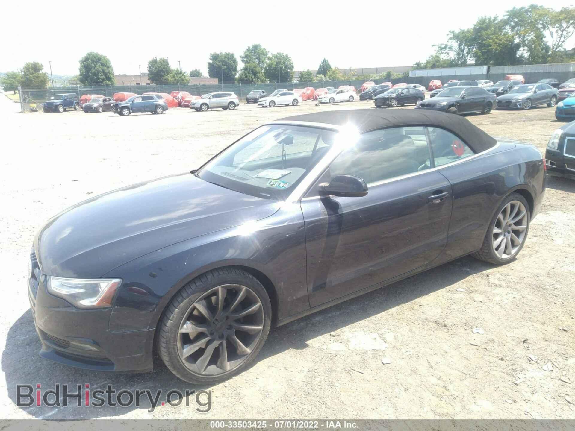 2013 AUDI A5 - VIN: WAULFAFH9DN004813 - Photo 2