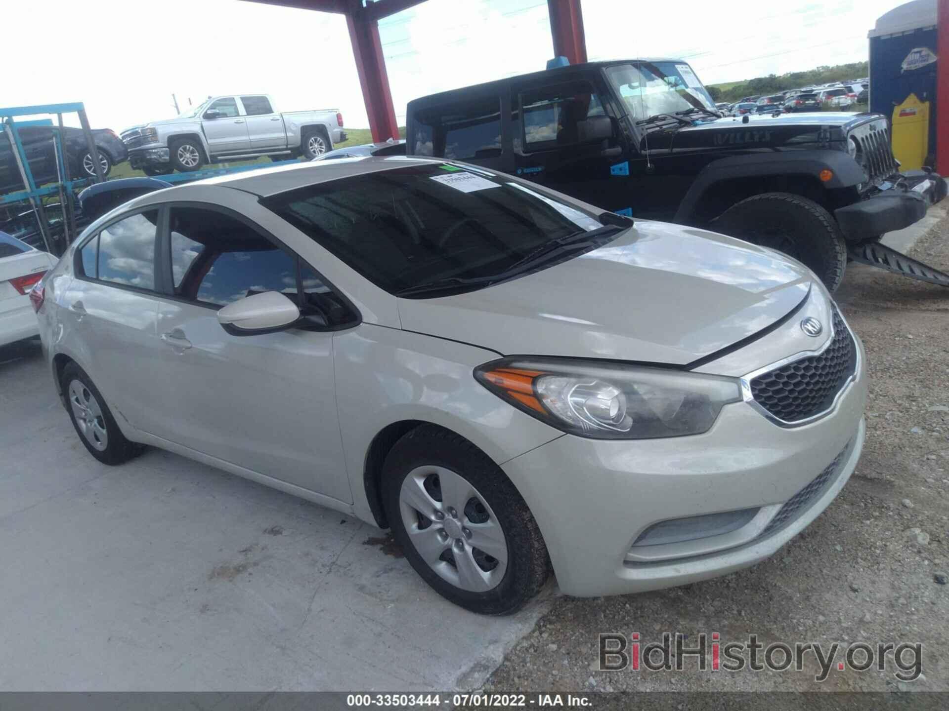 Photo KNAFK4A65F5404712 - KIA FORTE 2015