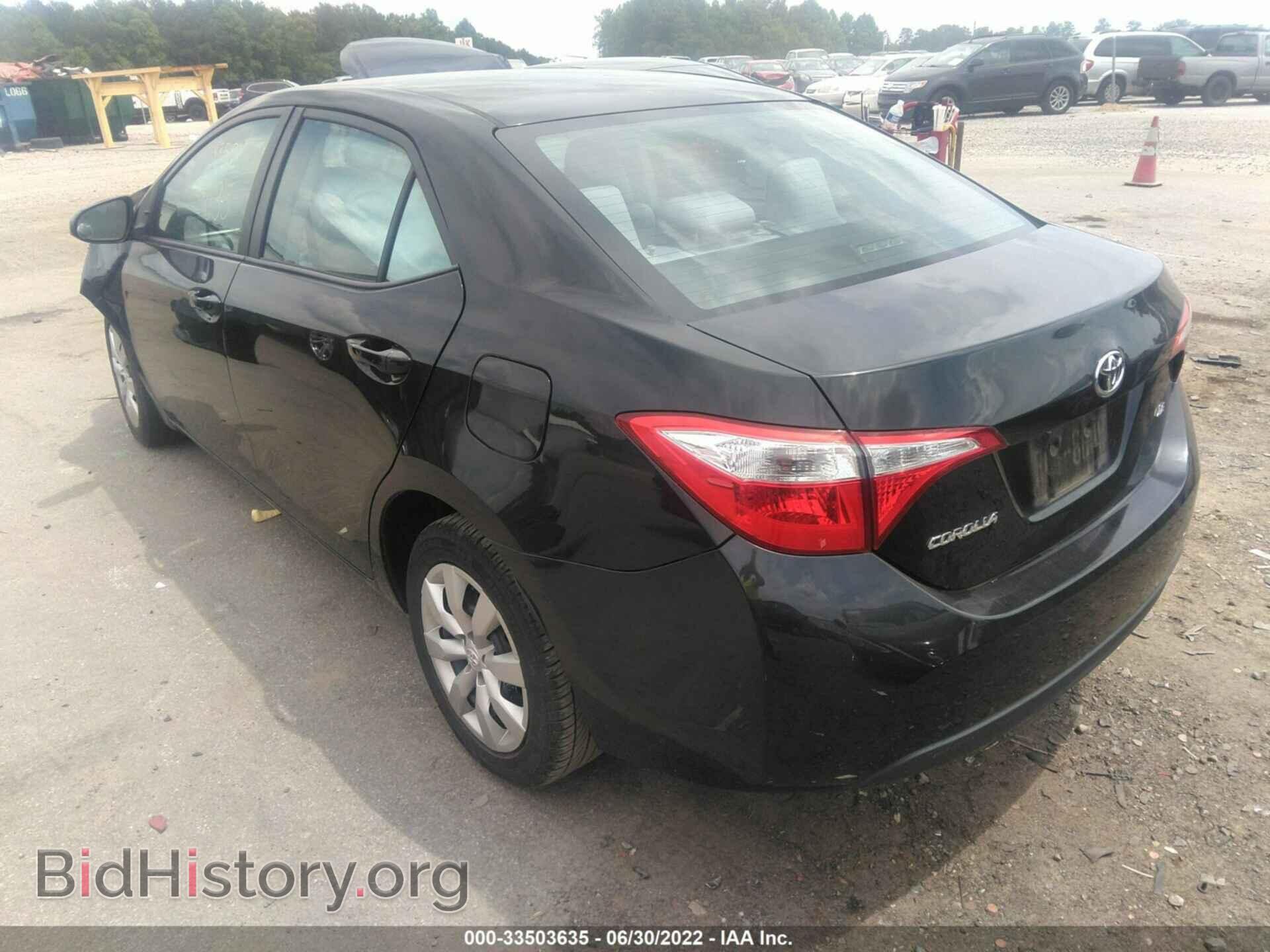 2014 TOYOTA COROLLA - VIN: 2T1BURHEXEC187357 - Фото 3