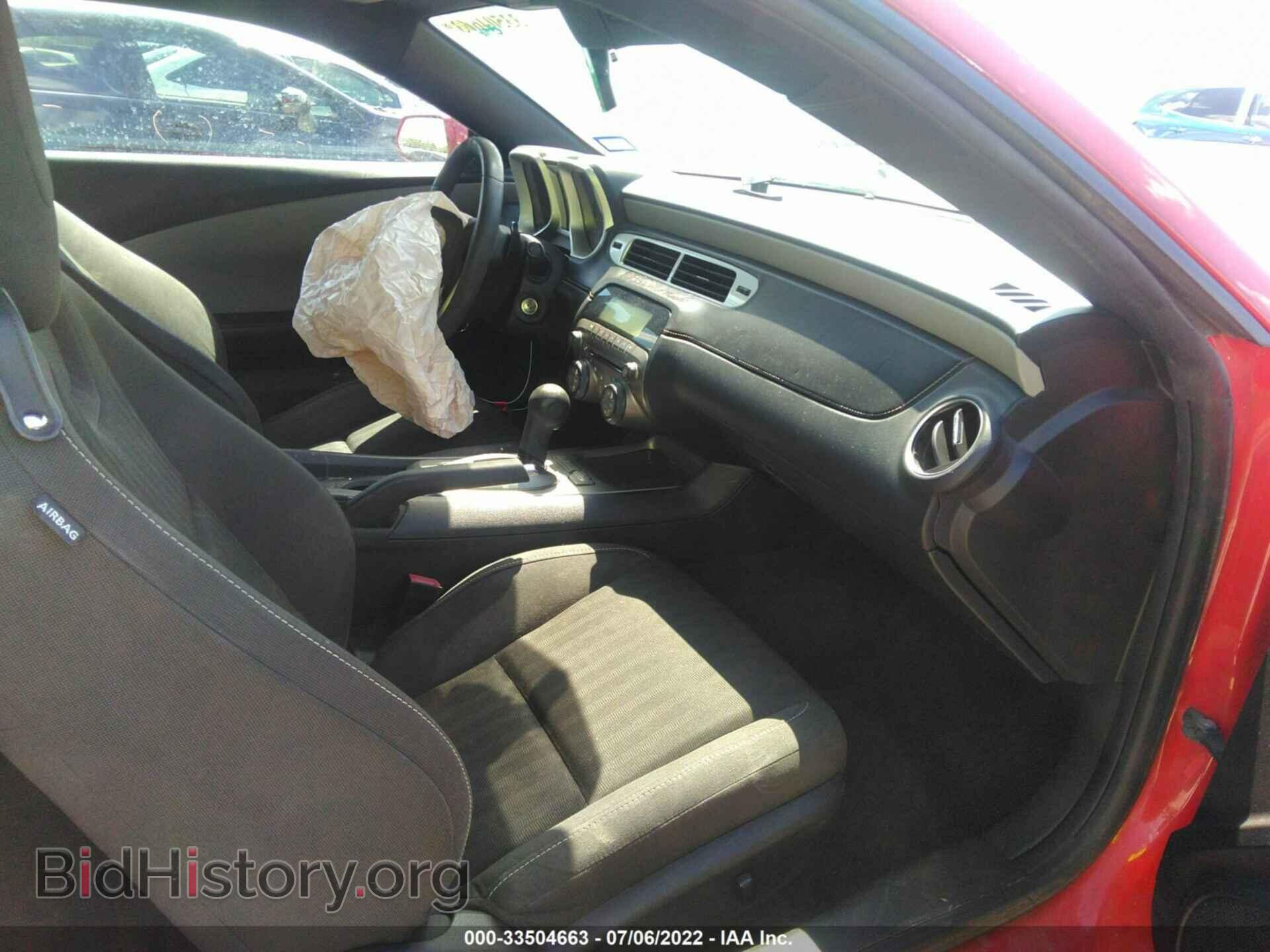 2013 CHEVROLET CAMARO - VIN: 2G1FA1E32D9210359 - Фото 5