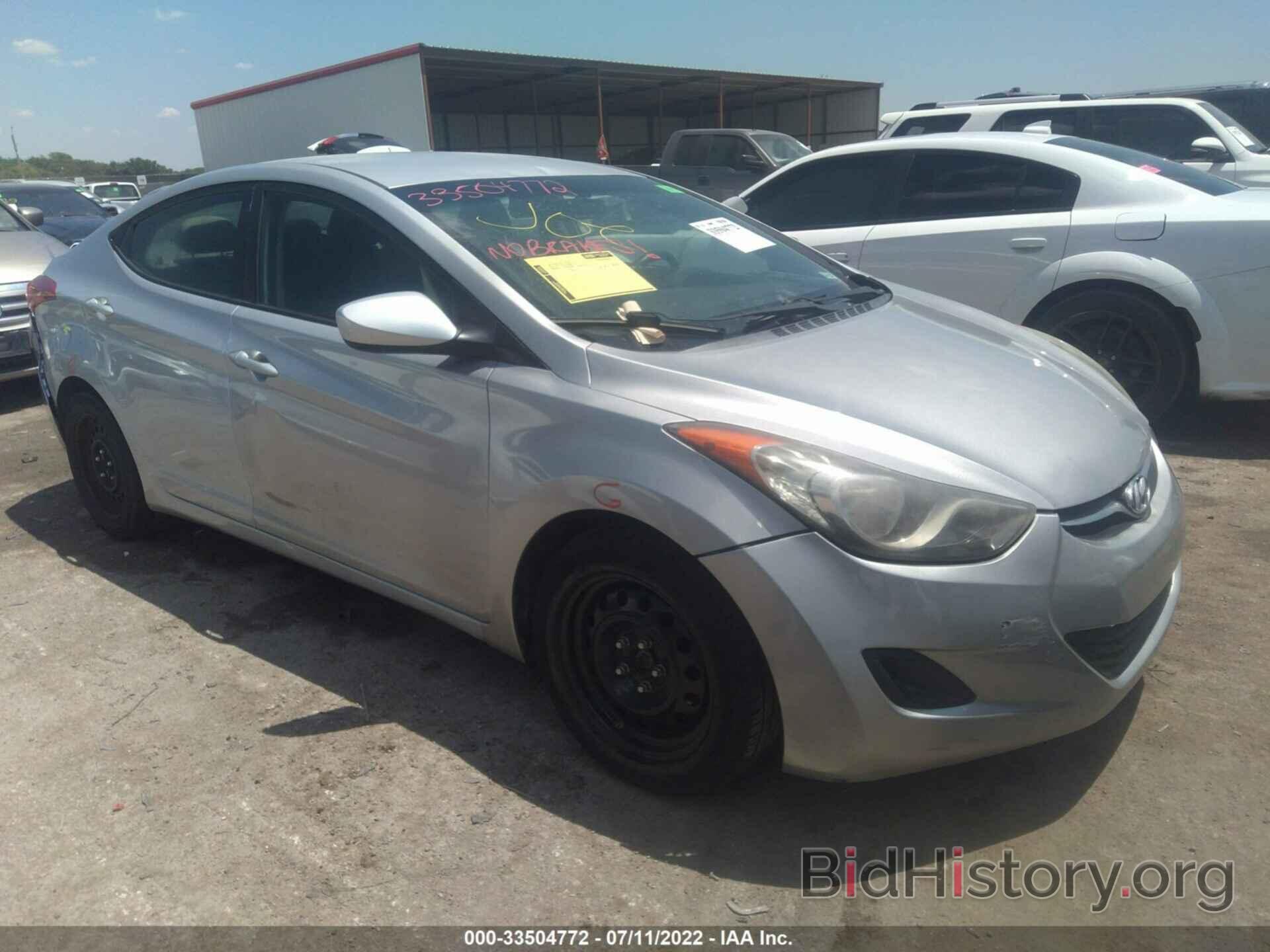 Photo 5NPDH4AE9CH146058 - HYUNDAI ELANTRA 2012