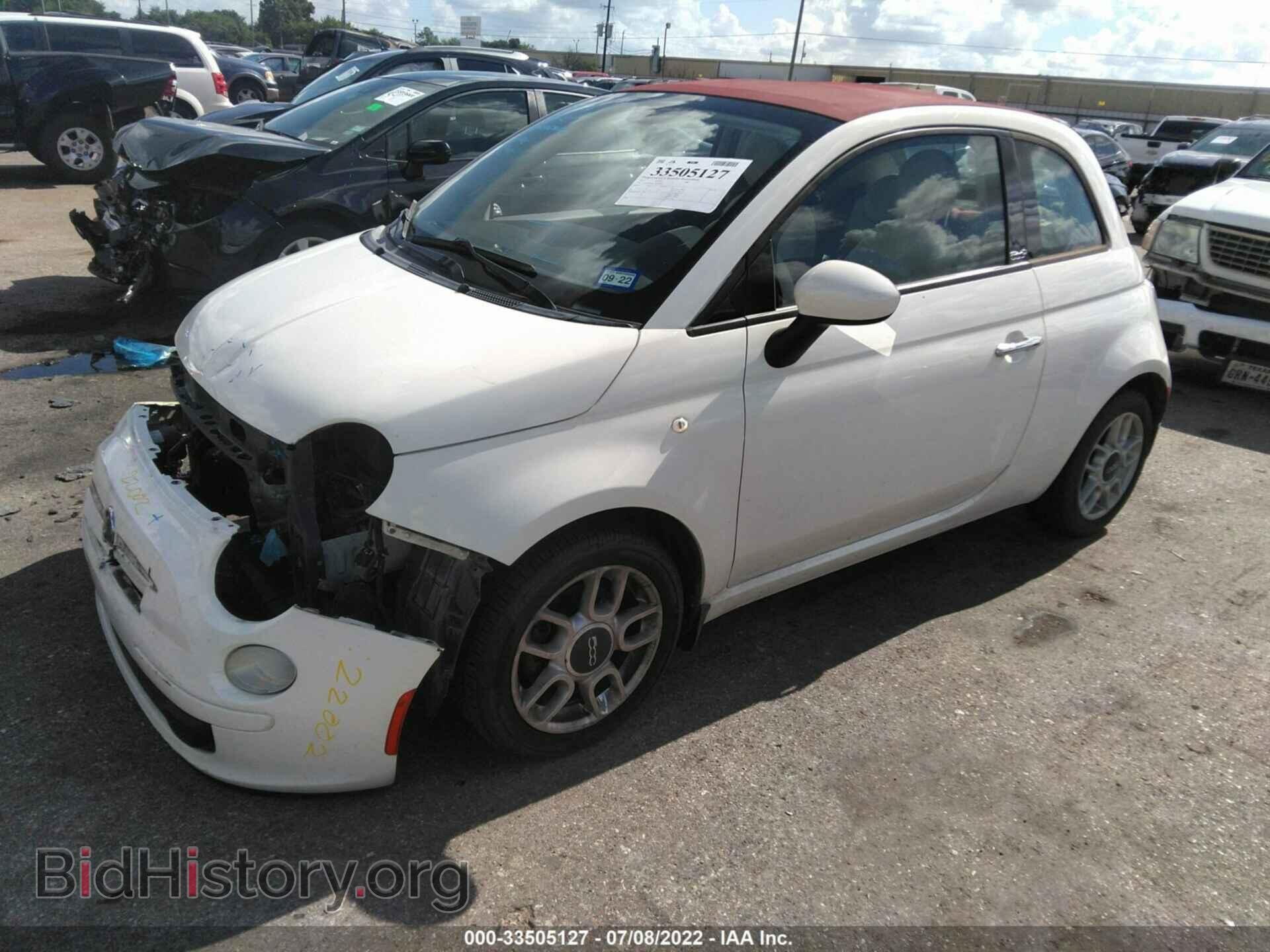2012 FIAT 500 - VIN: 3C3CFFDR7CT186820 - Фото 2