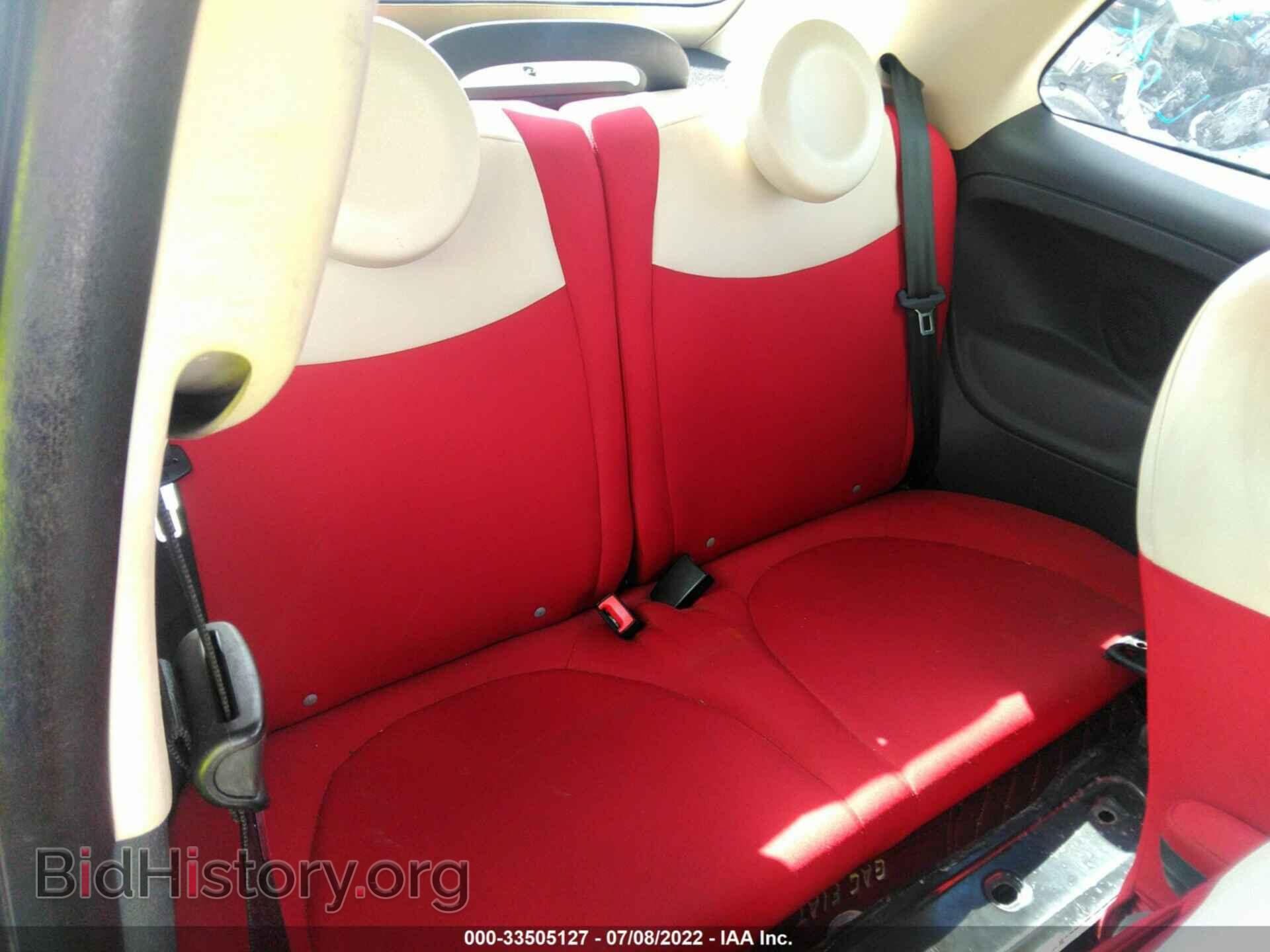 2012 FIAT 500 - VIN: 3C3CFFDR7CT186820 - Фото 8