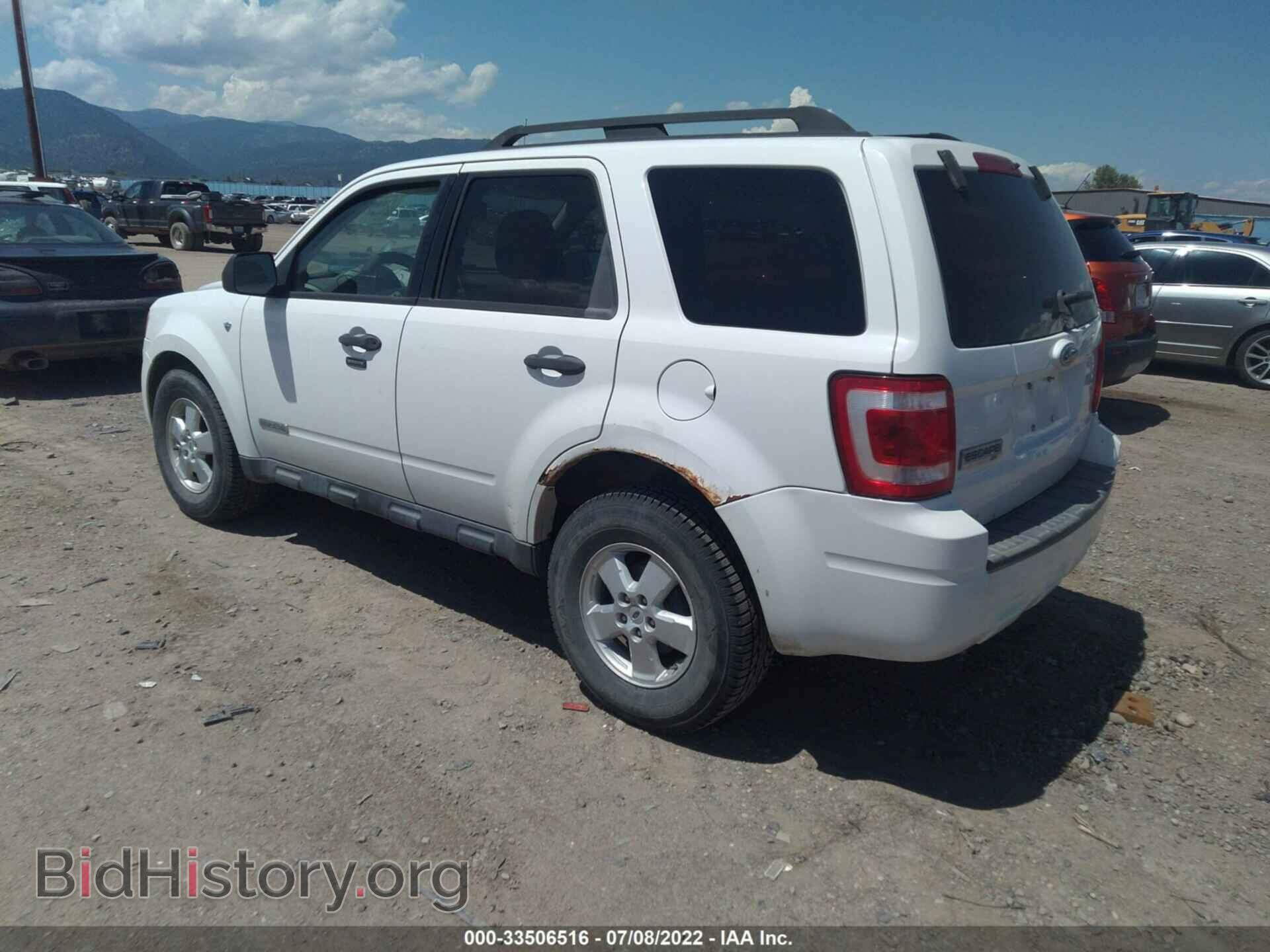 2008 FORD ESCAPE - VIN: 1FMCU03188KC69932 - Фото 3
