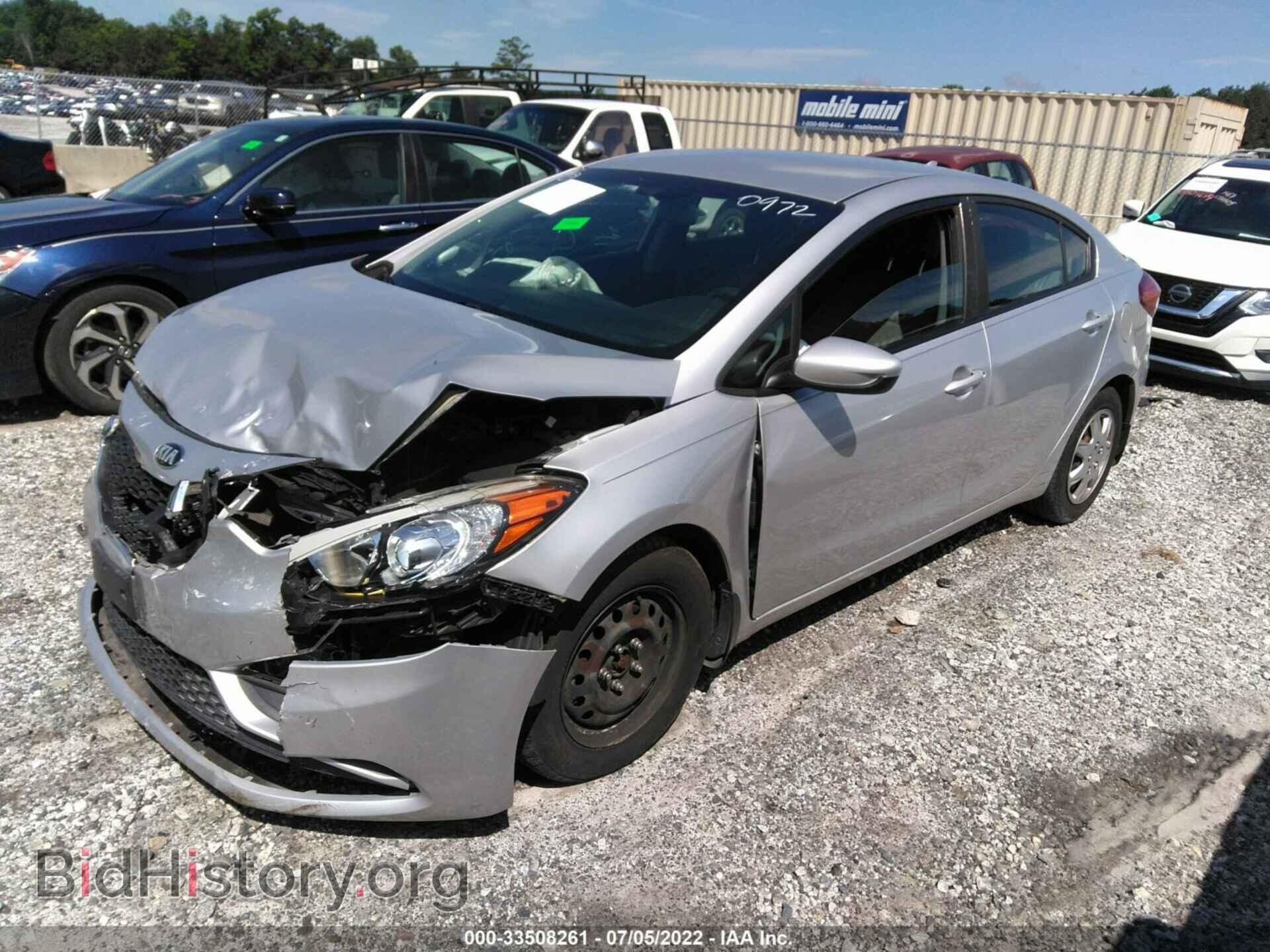2016 KIA FORTE - VIN: KNAFK4A61G5530972 - Фото 2
