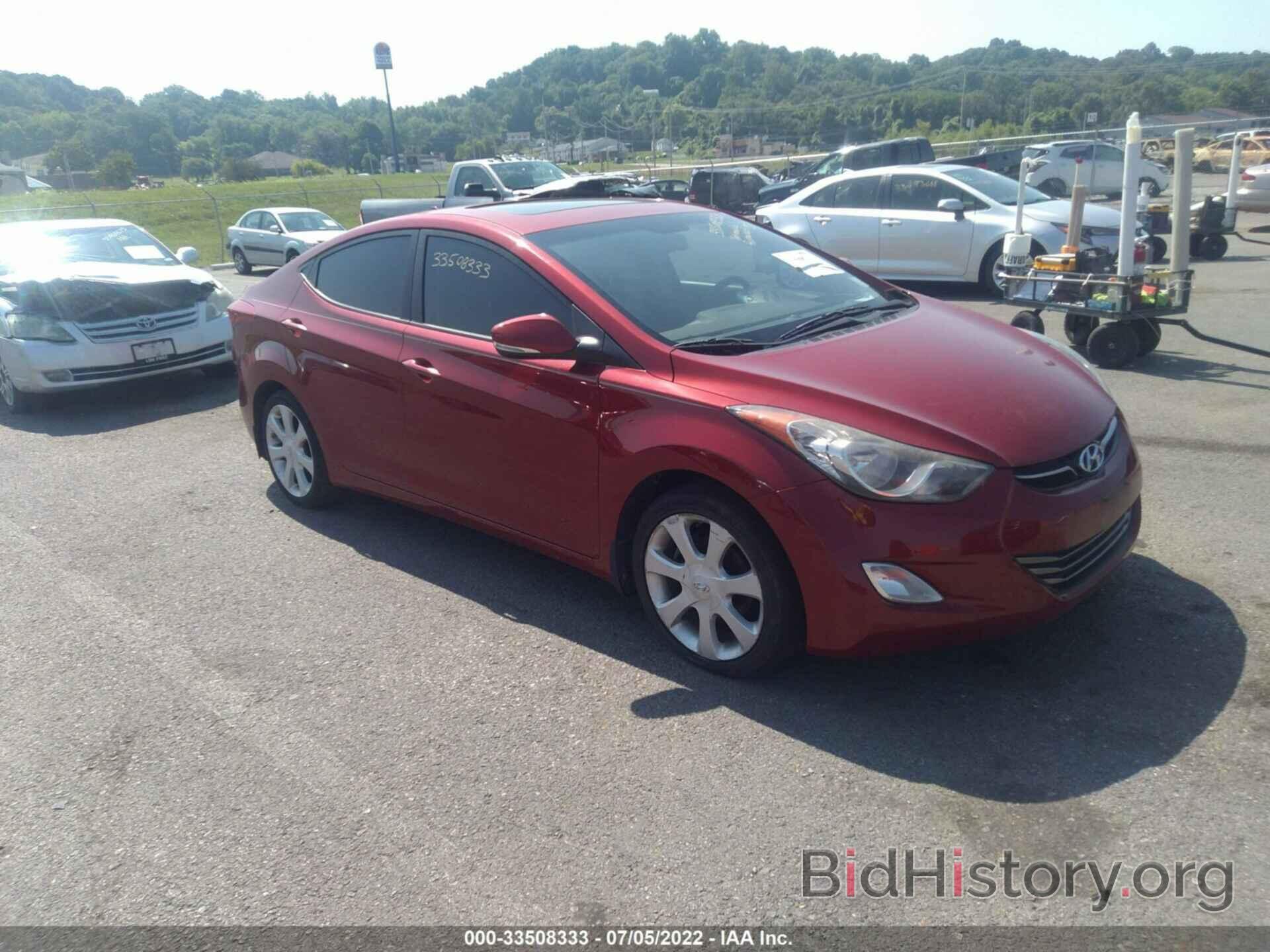 Photo KMHDH4AE1CU367008 - HYUNDAI ELANTRA 2012