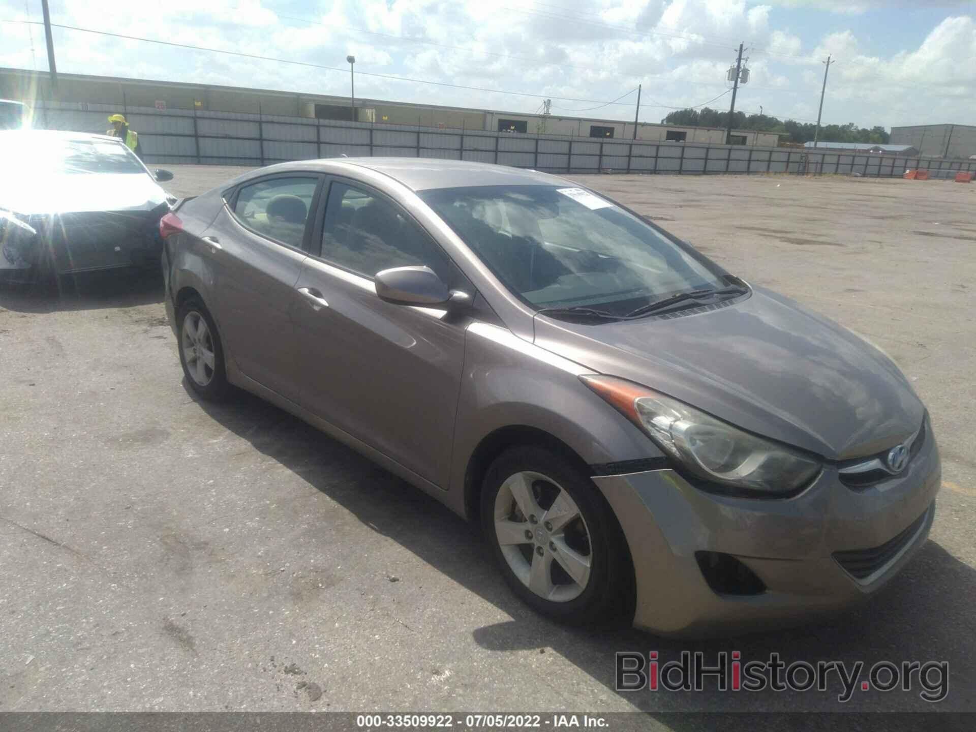 Photo 5NPDH4AE2CH087693 - HYUNDAI ELANTRA 2012