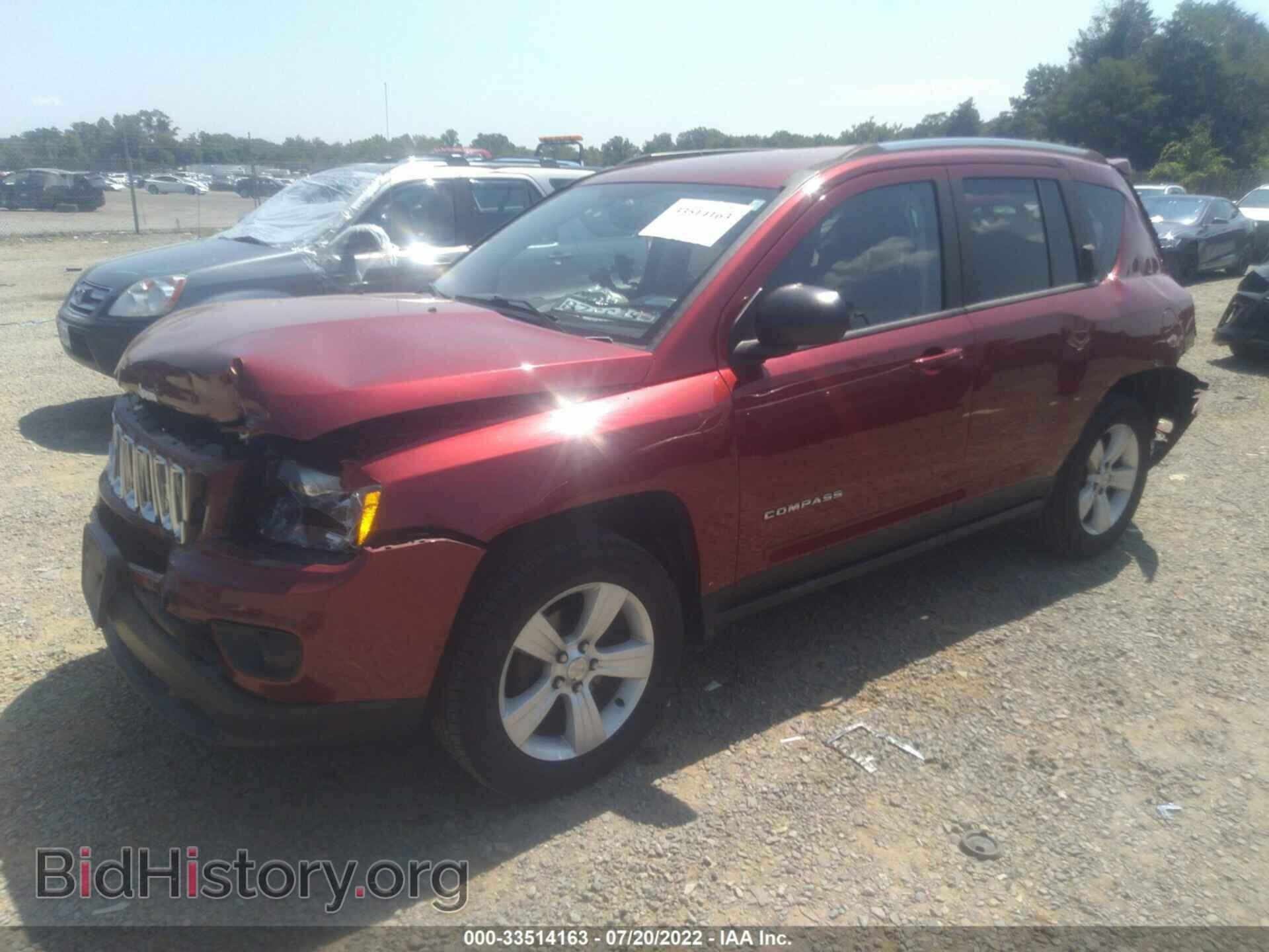 2014 JEEP COMPASS - VIN: 1C4NJDBB0ED566524 - Фото 2