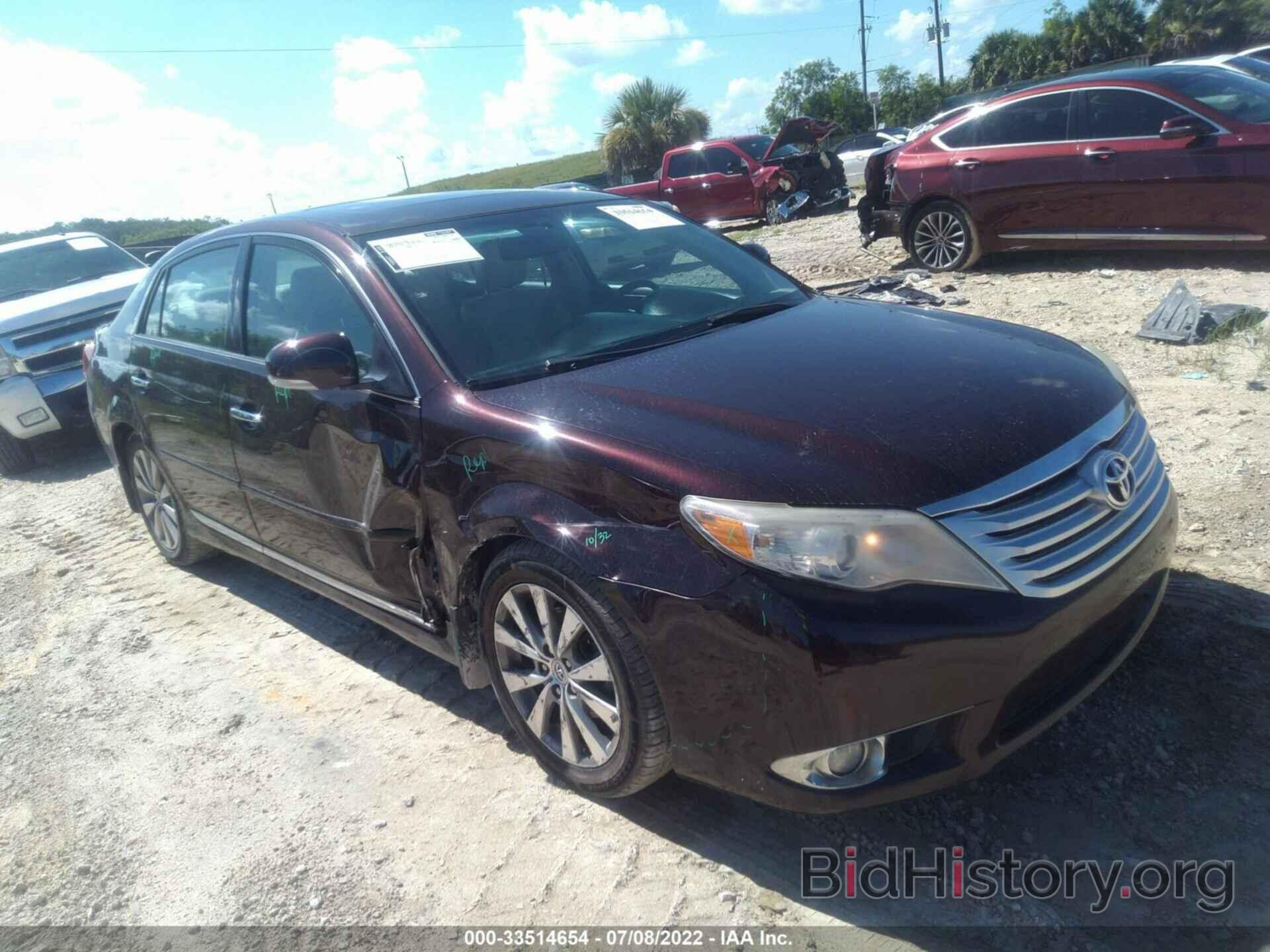 Photo 4T1BK3DB0CU468707 - TOYOTA AVALON 2012