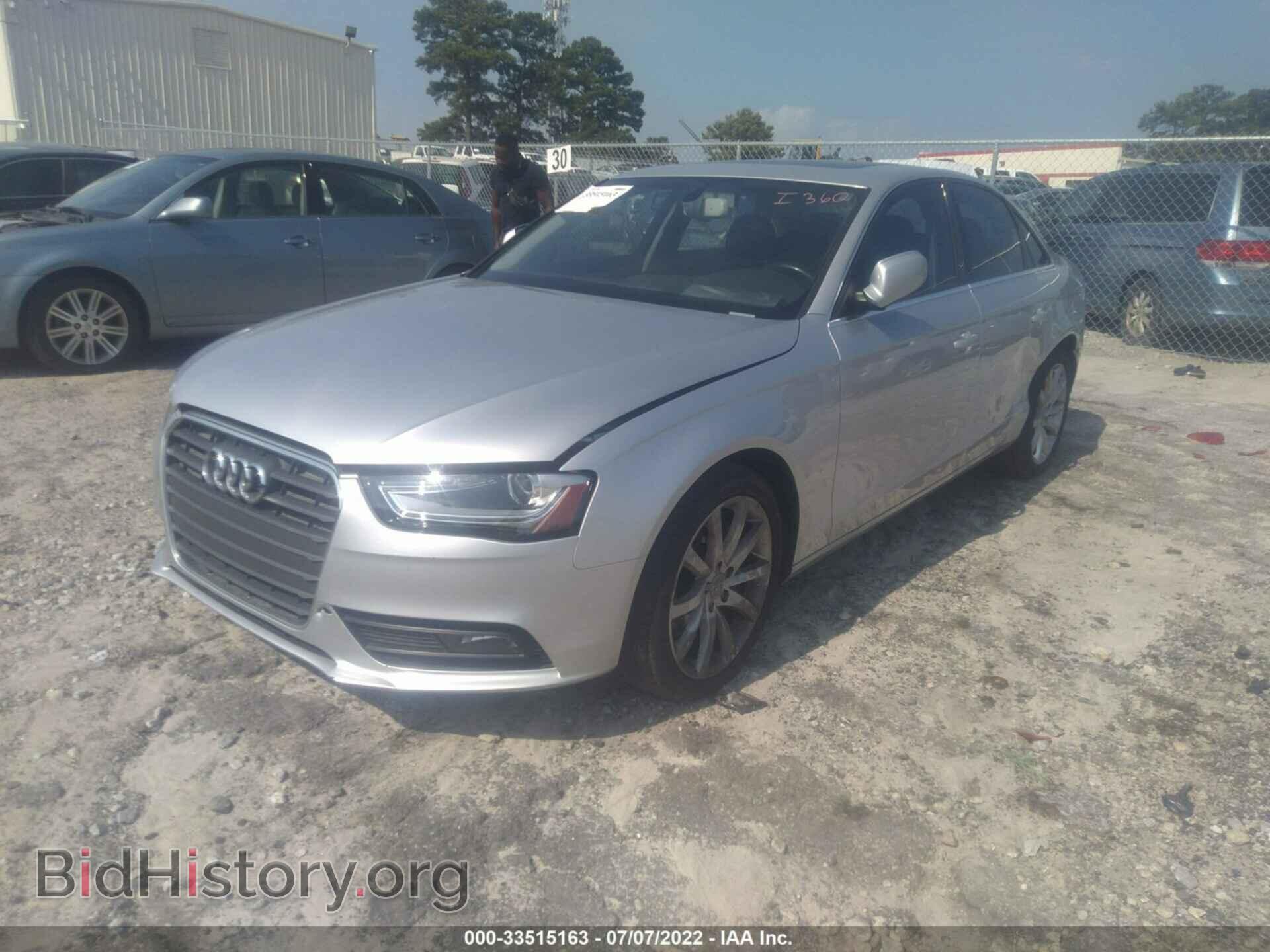2013 AUDI A4 - VIN: WAUEFAFL0DA047389 - Фото 2