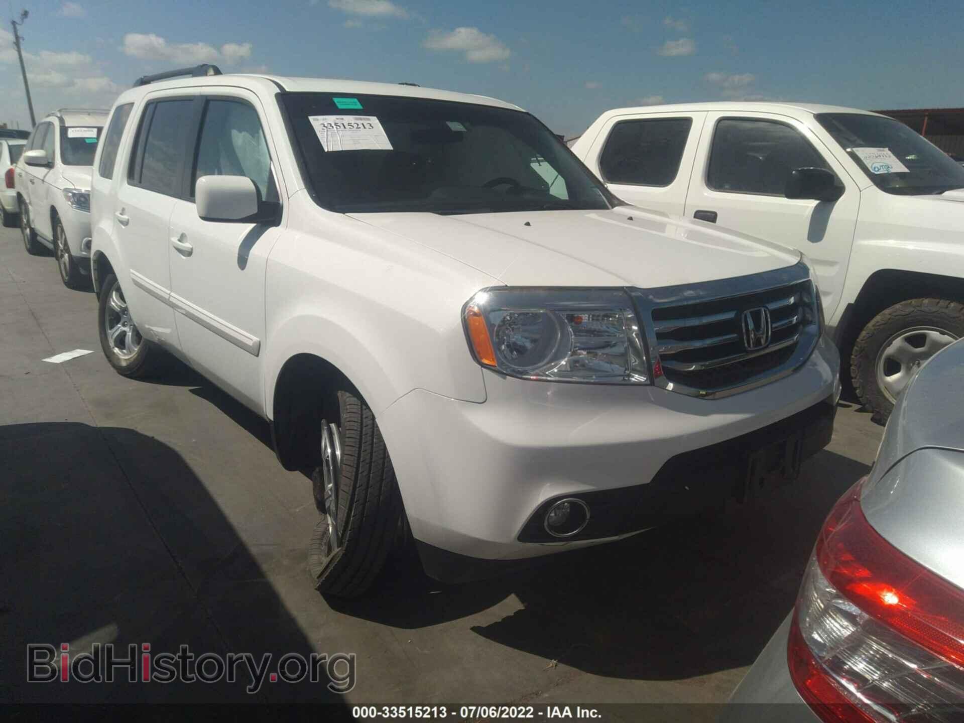 Photo 5FNYF3H46EB022734 - HONDA PILOT 2014