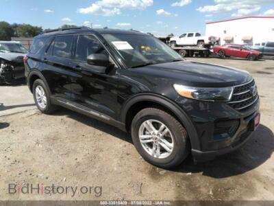 2022 Ford EXPLORER XLT, черный — VIN 1FMSK7DH3NGB10742, IAAI