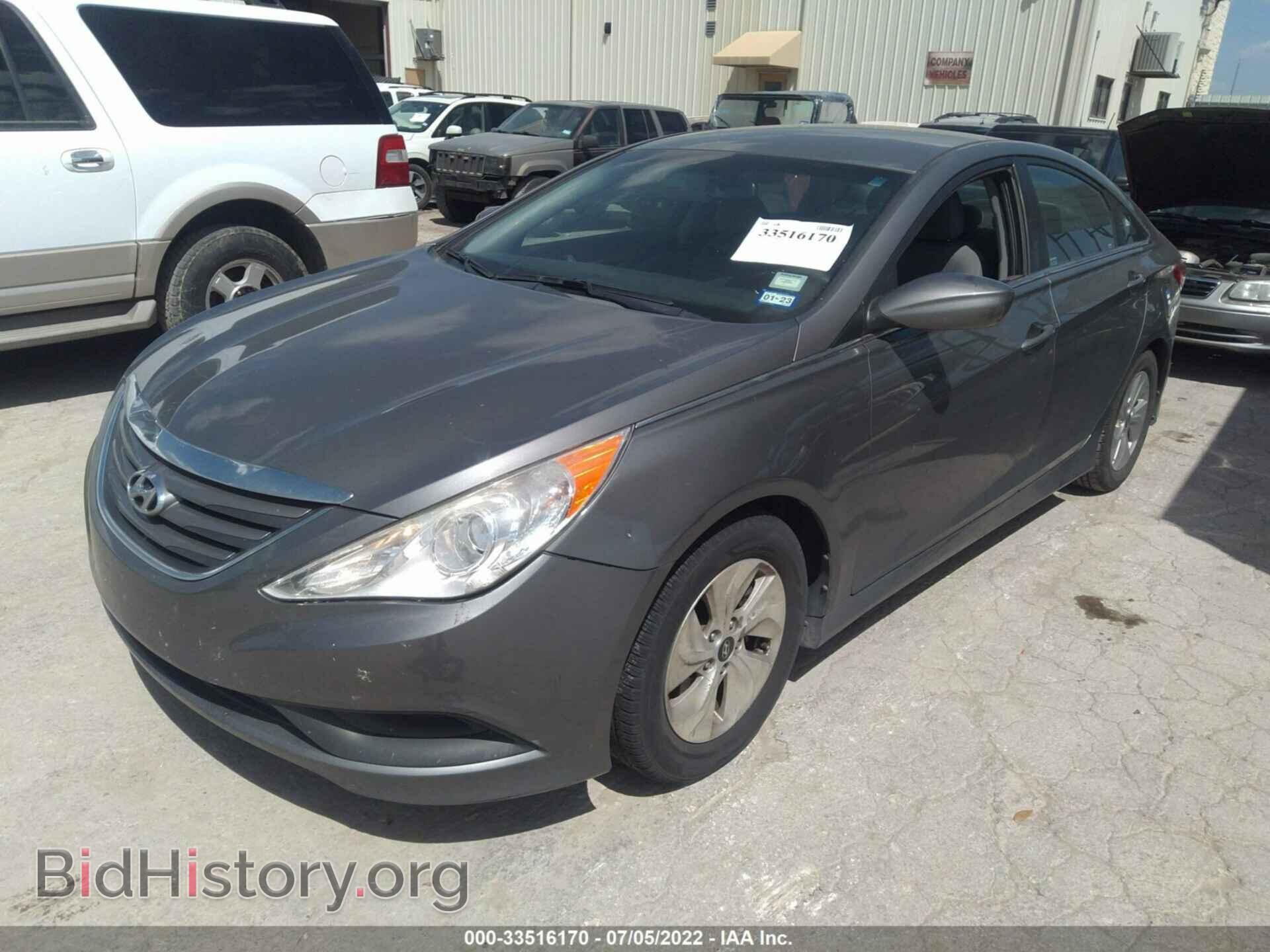 2014 HYUNDAI SONATA - VIN: 5NPEB4AC6EH807522 - Фото 2
